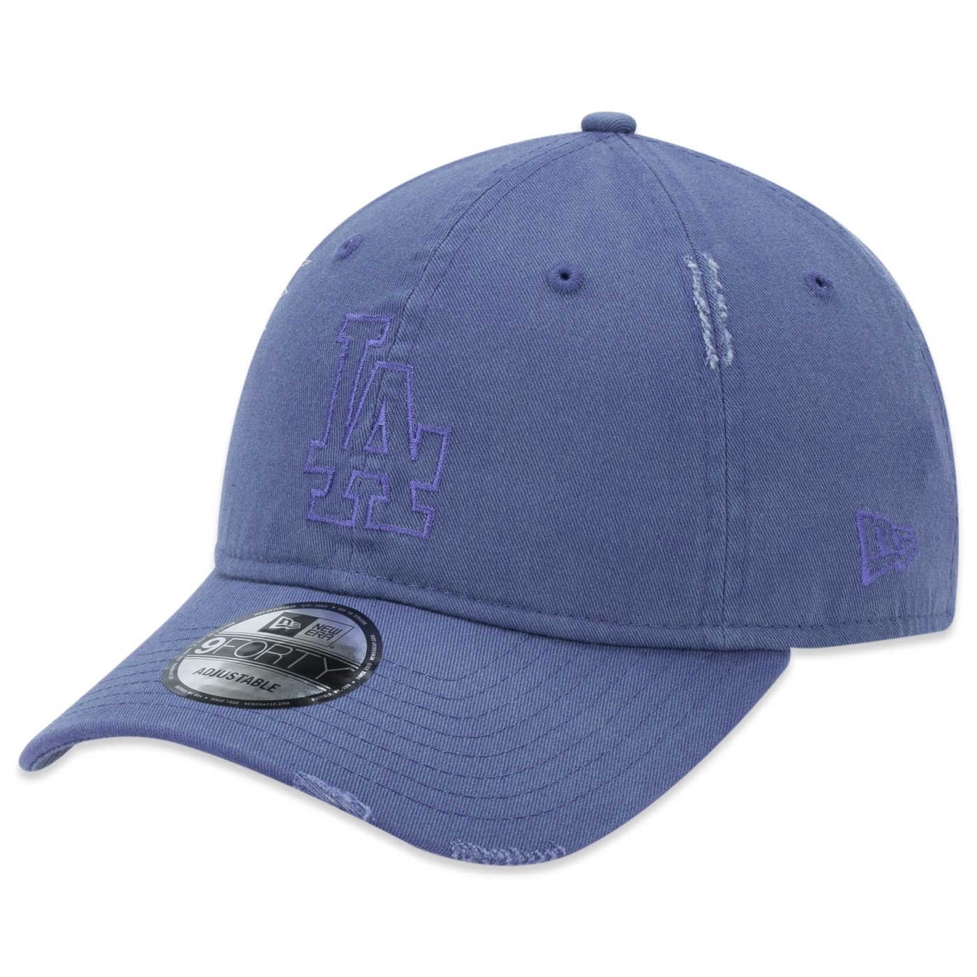 Bone New Era 9FORTY Desestruturado Los Angeles Washed Azul 1