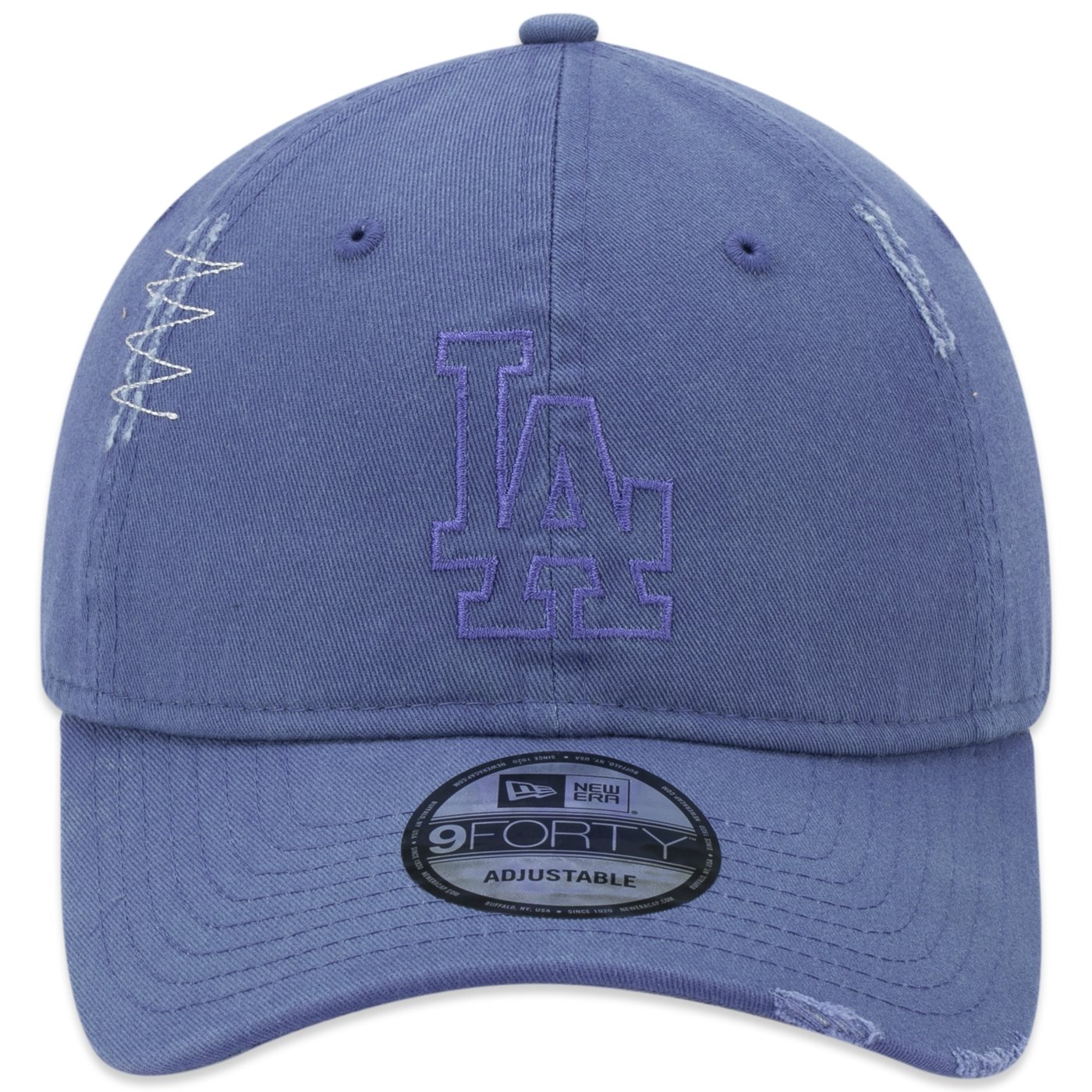 Bone New Era 9FORTY Desestruturado Los Angeles Washed Azul 2
