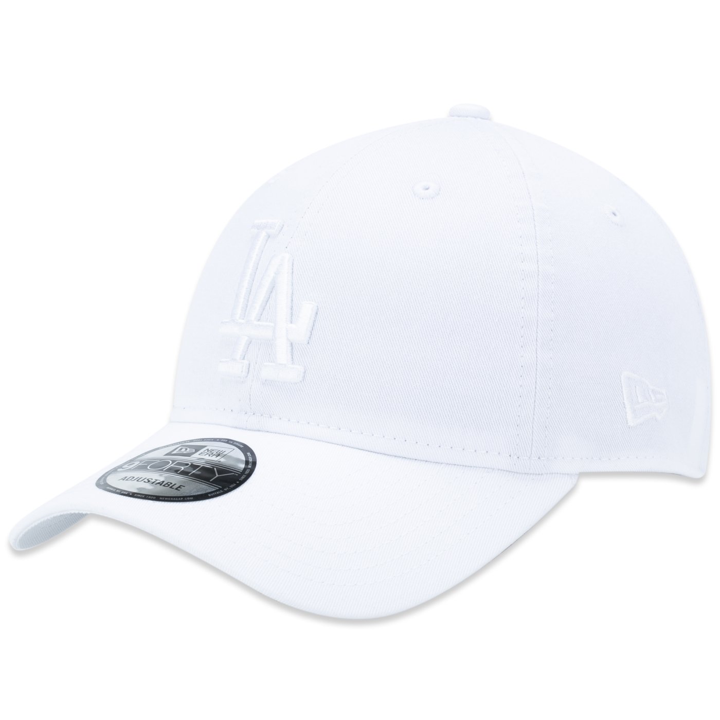 Bone New Era 9FORTY Desestruturado Tonal Pack Los Angeles Dodgers Branco 1