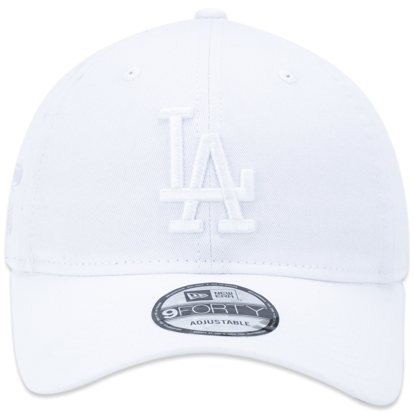 Bone New Era 9FORTY Desestruturado Tonal Pack Los Angeles Dodgers Branco 2