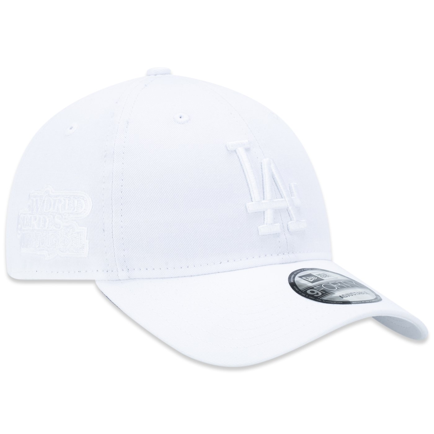 Bone New Era 9FORTY Desestruturado Tonal Pack Los Angeles Dodgers Branco 3