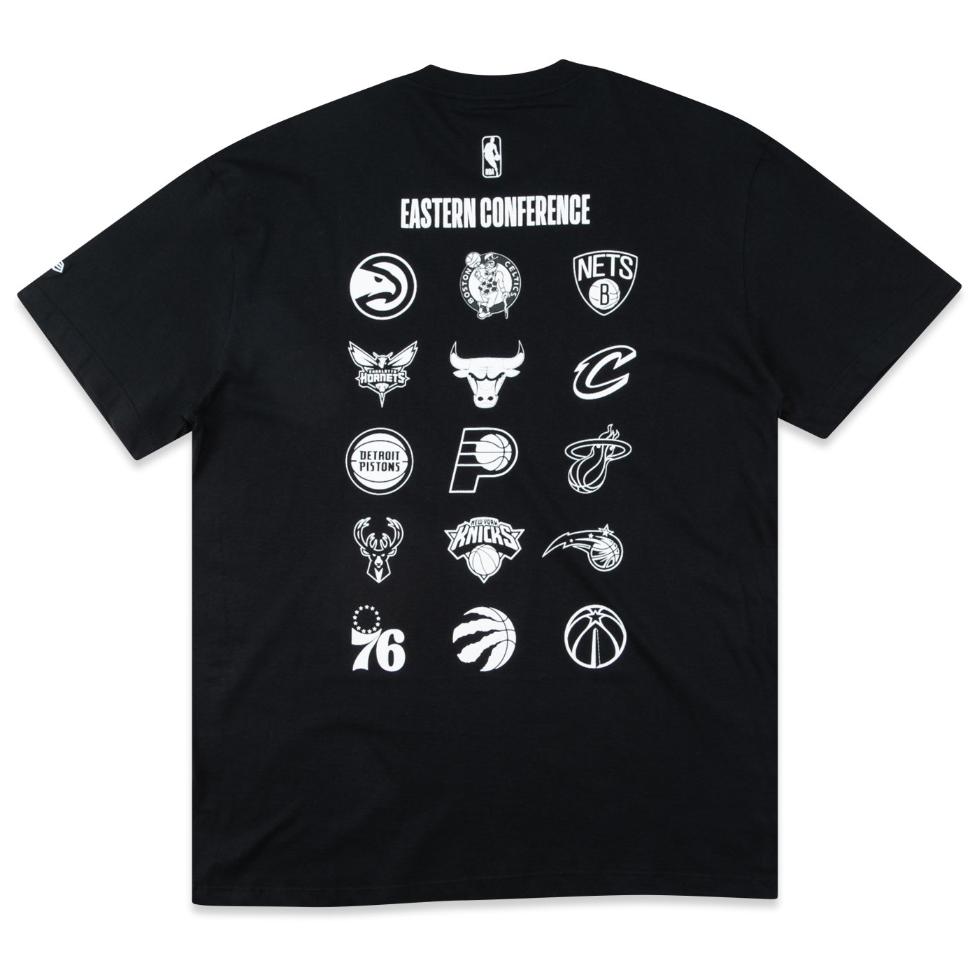 Camiseta New Era Regular NBA Core Preto 2