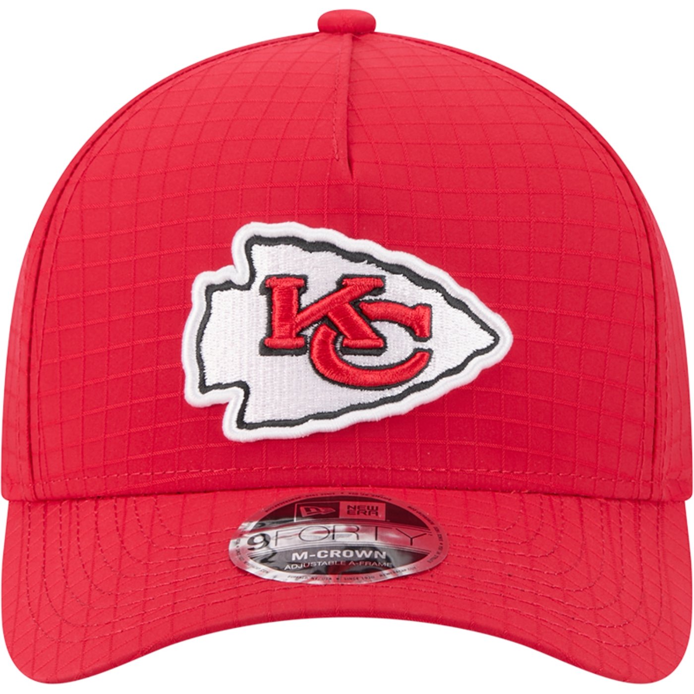 Bone New Era 9FORTY M-Crown A-frame Ripstop Soft Snap Kansas City Chiefs Vermelho 3