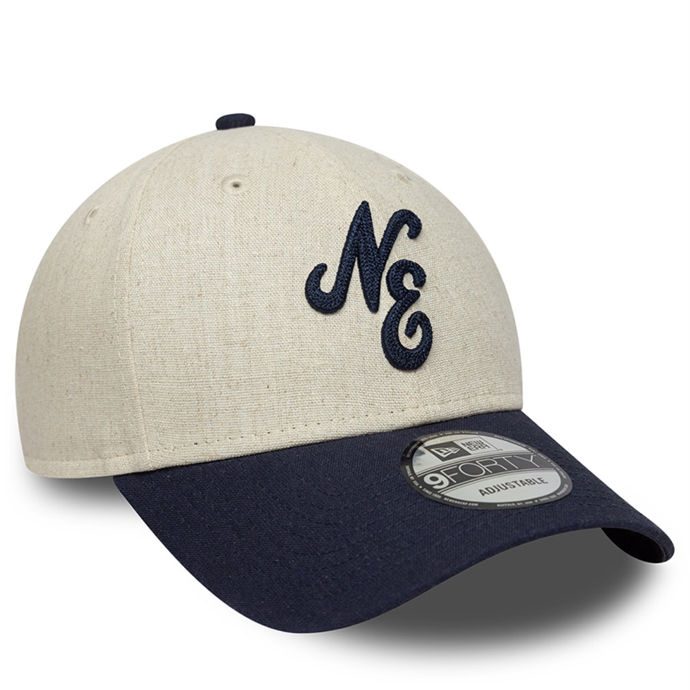 Bone New Era 9FORTY New Era Linho Bege 3