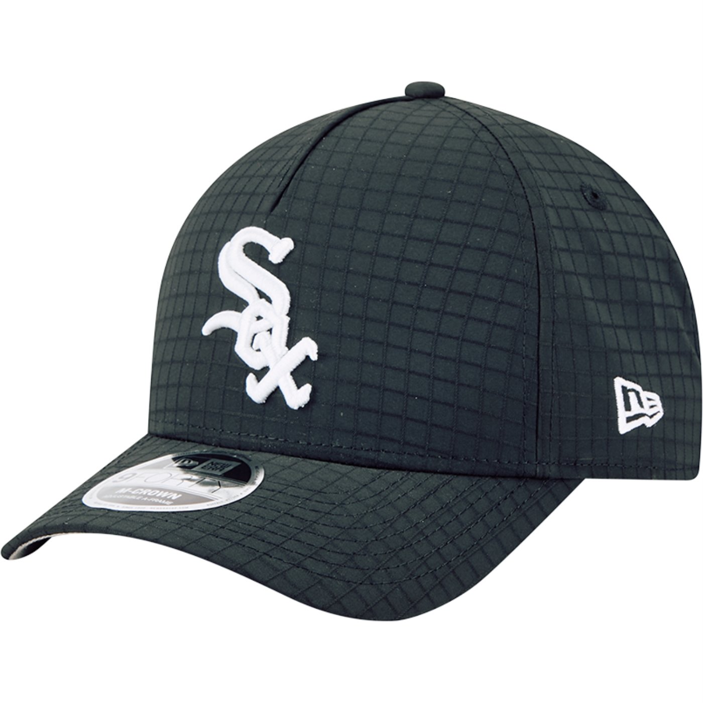 Bone New Era 9FORTY M-Crown A-frame Ripstop Soft Snap Chicago White Sox Preto 1
