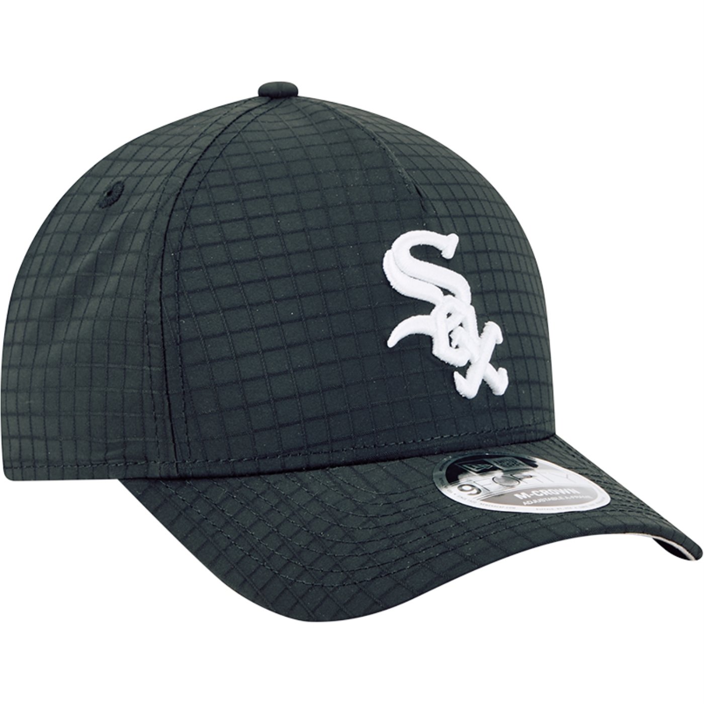Bone New Era 9FORTY M-Crown A-frame Ripstop Soft Snap Chicago White Sox Preto 2