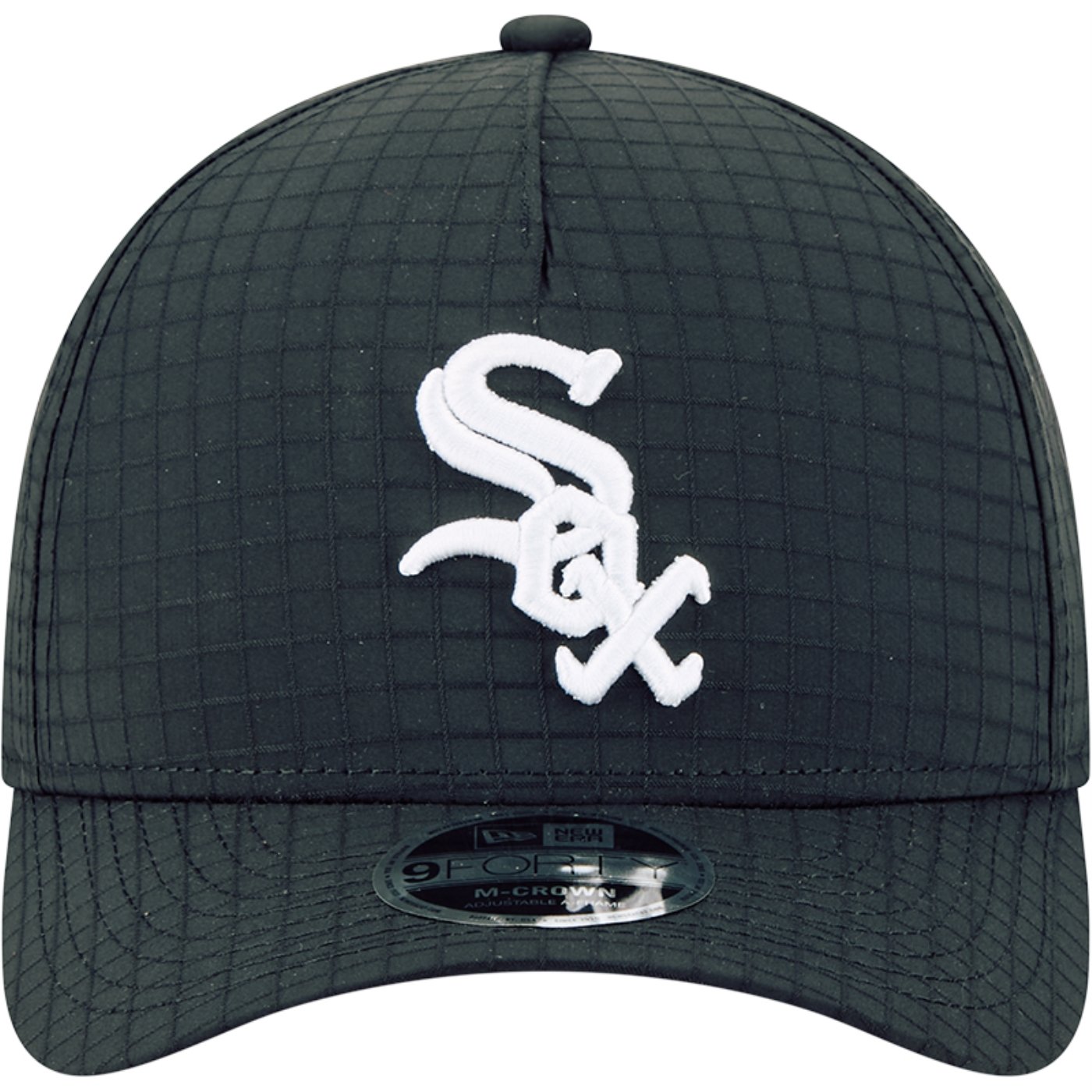 Bone New Era 9FORTY M-Crown A-frame Ripstop Soft Snap Chicago White Sox Preto 3