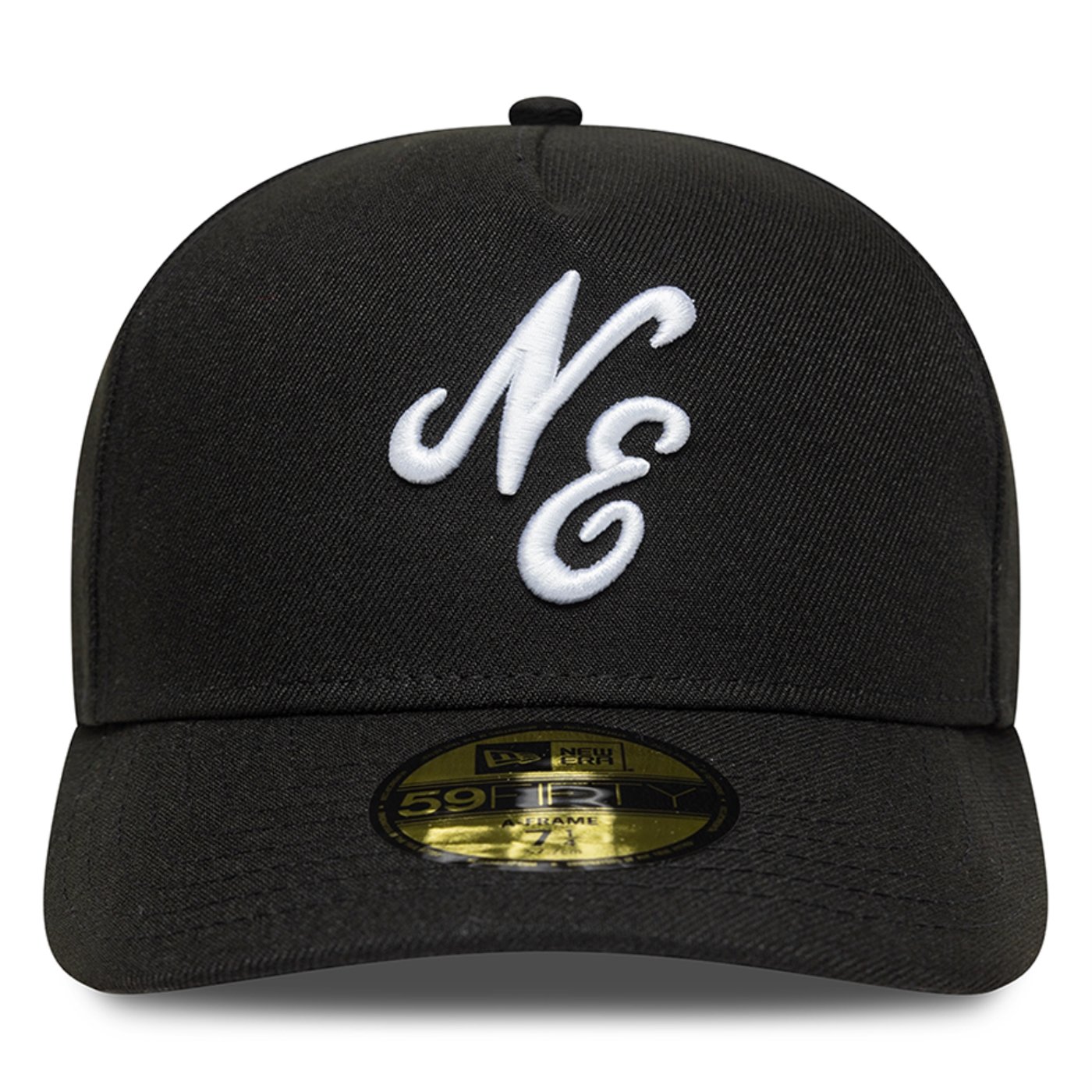 Bone New Era 59FIFTY A-Frame Fitted New Era Script Preto 2