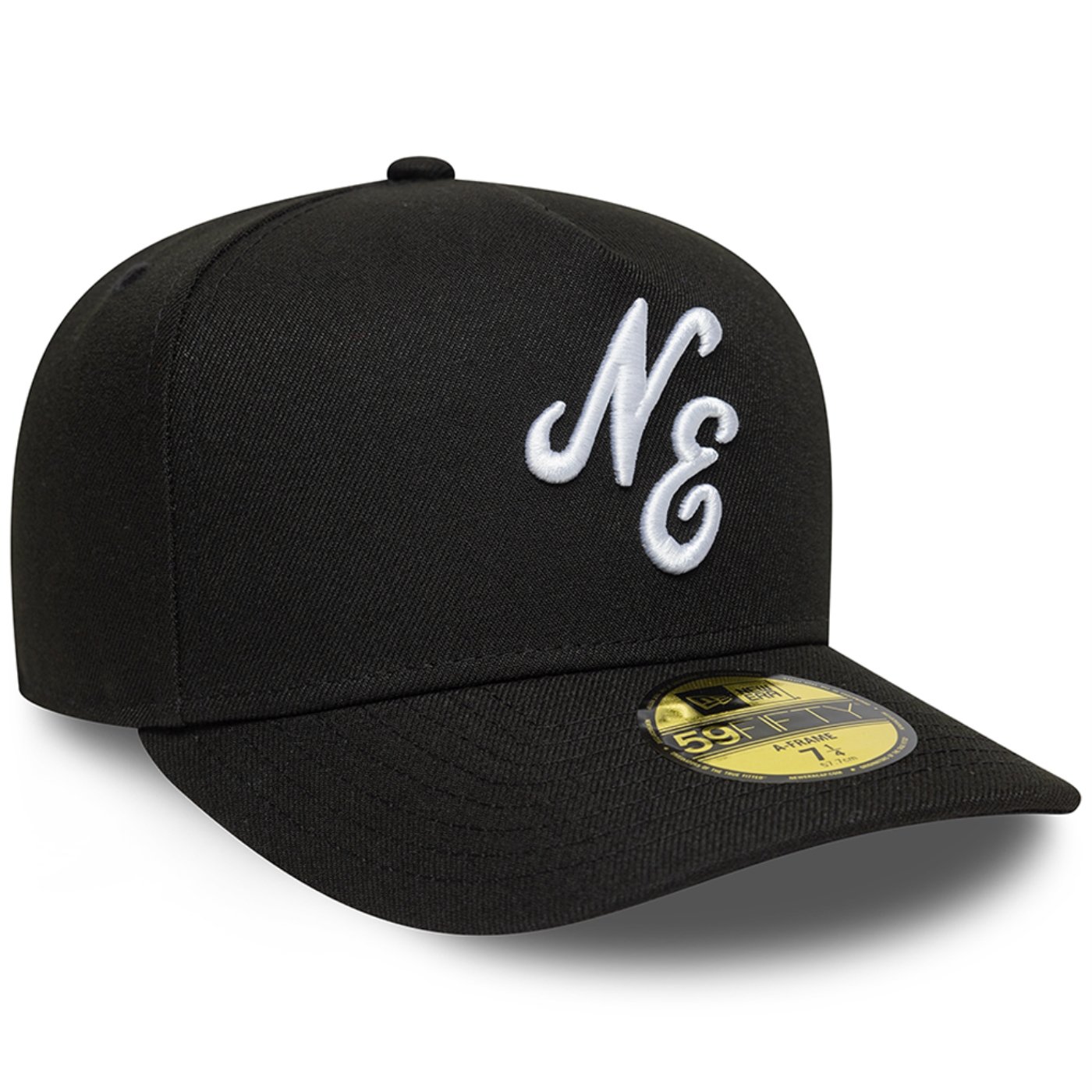 Bone New Era 59FIFTY A-Frame Fitted New Era Script Preto 3