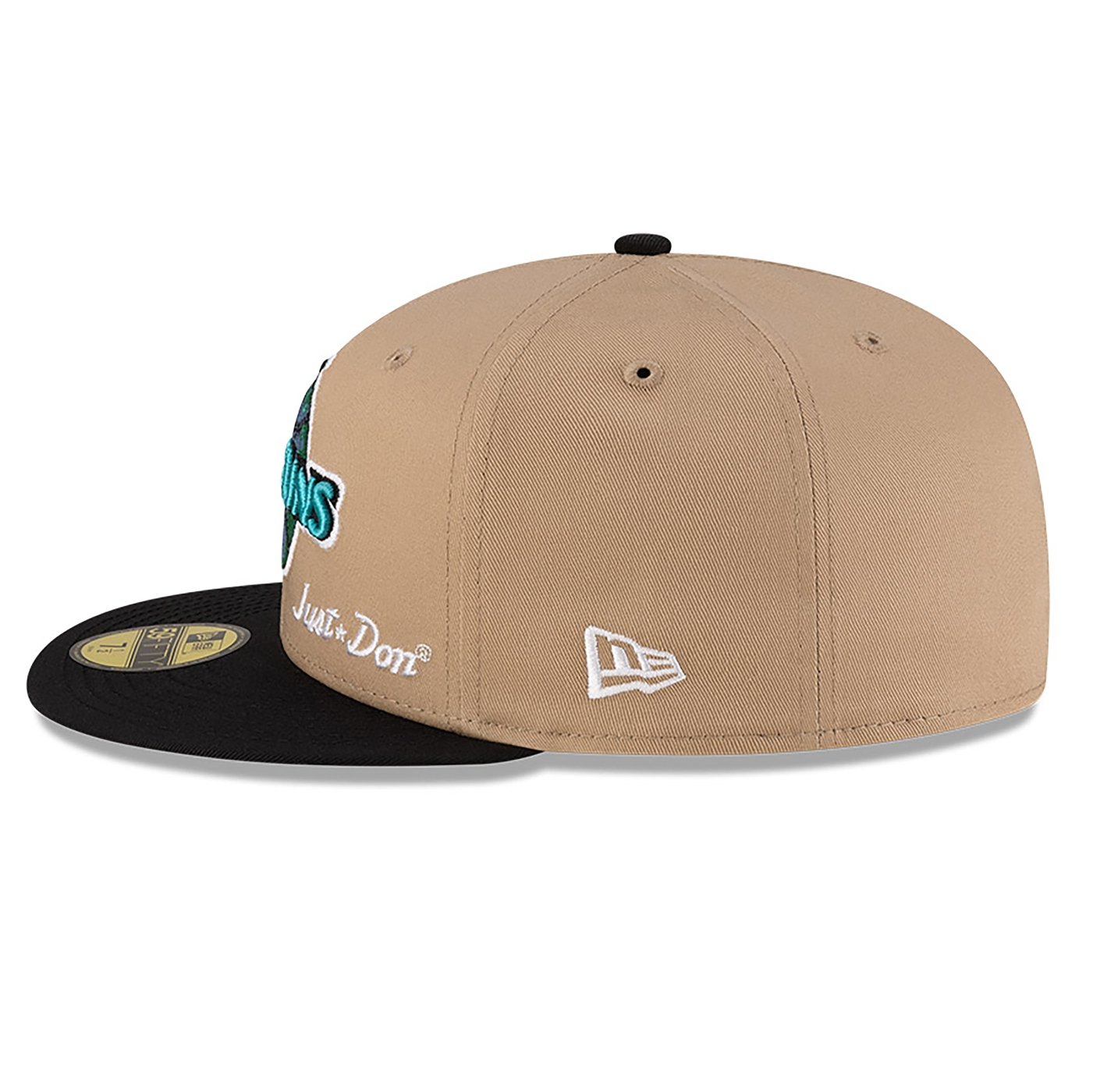 Bone New Era 59FIFTY Fitted Just Don Earth Day Miami Marlins Bege 6