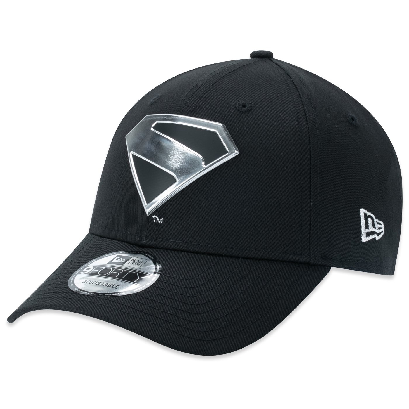 Bone New Era 9FORTY Superman Logo Preto 1