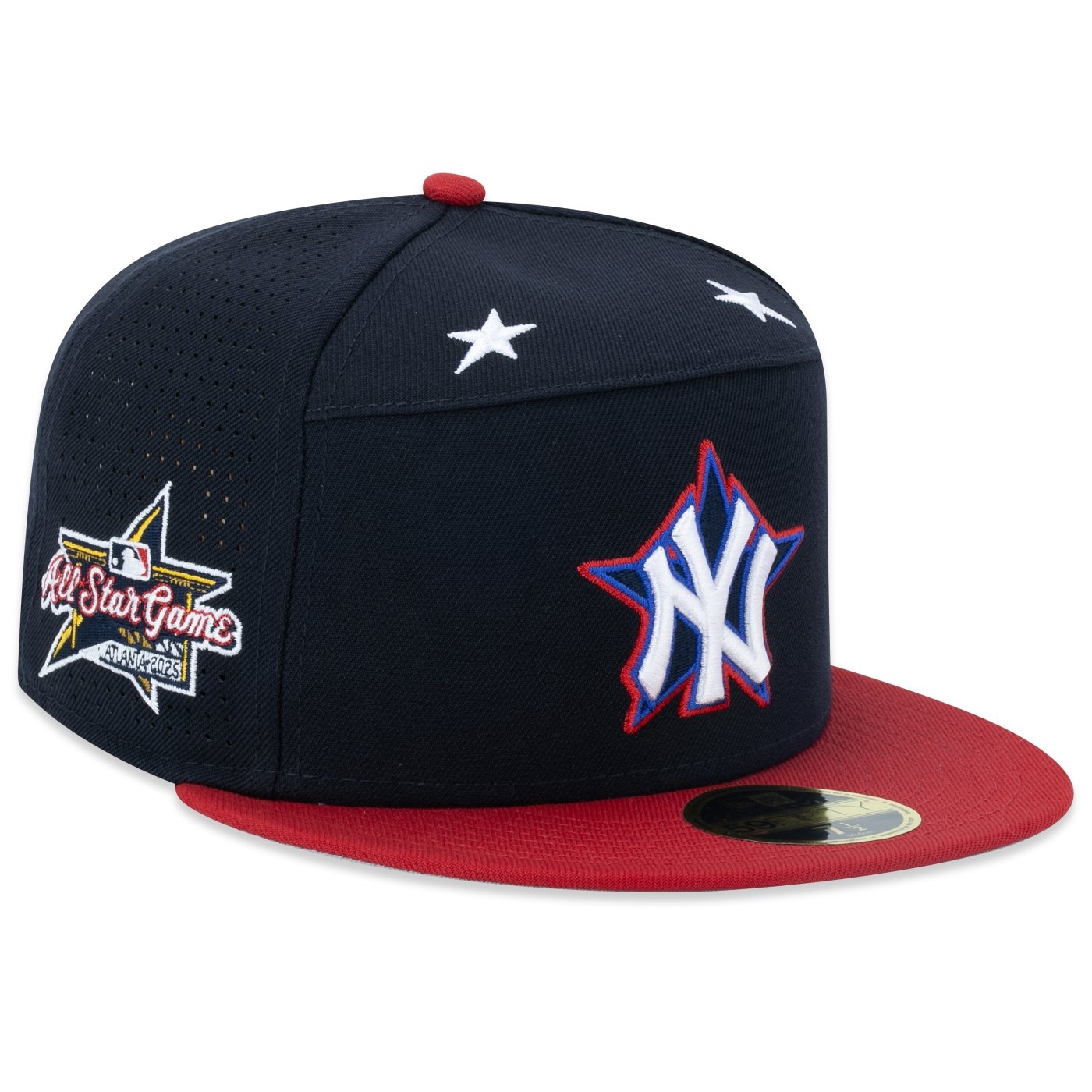 Bone New Era 59FIFTY Fitted Split Panel 2025 All-Star Game Workout New York Yankees Marinho 3