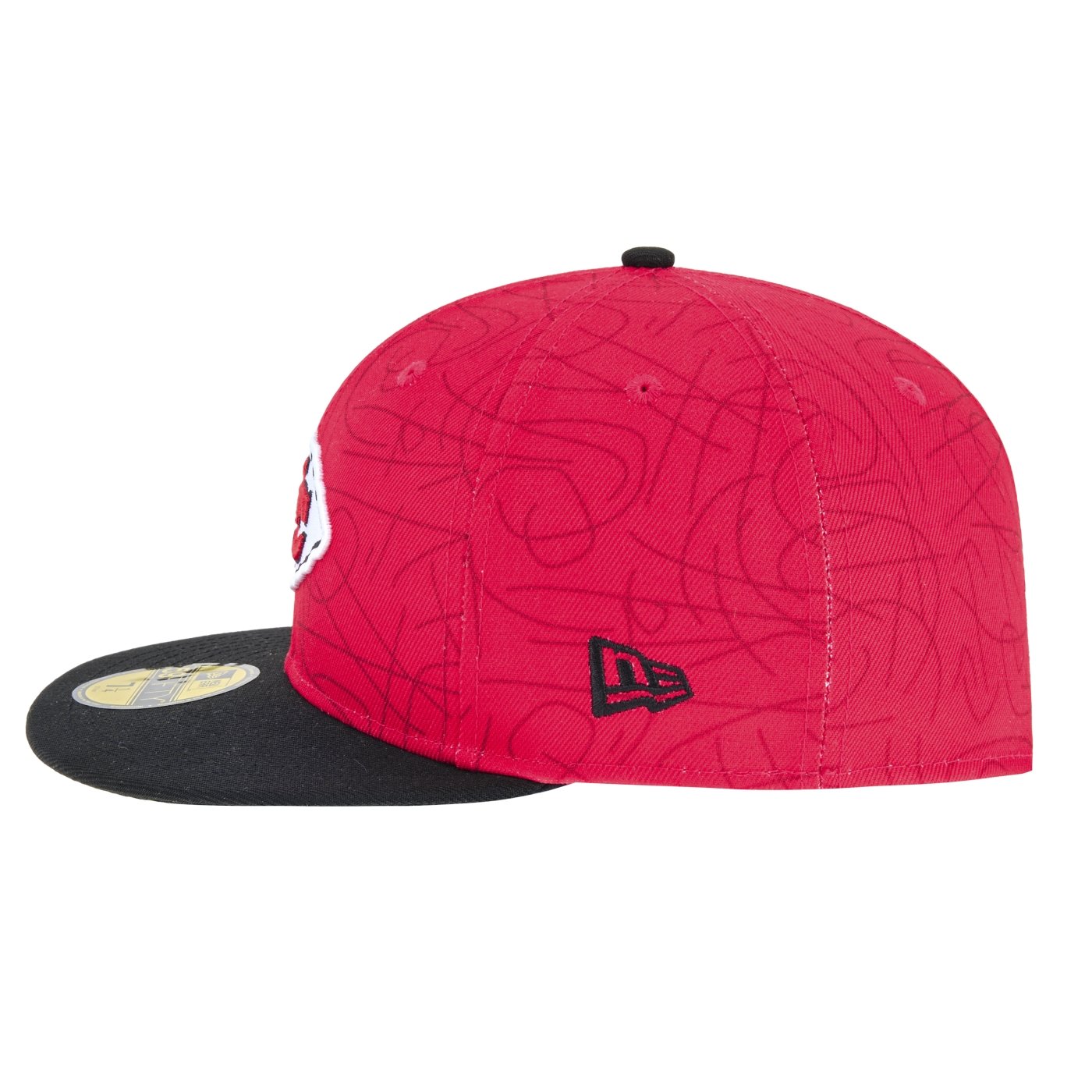 Bone New Era 59FIFTY Fitted Kansas City Chiefs NFL Game 2025 Vermelho 7
