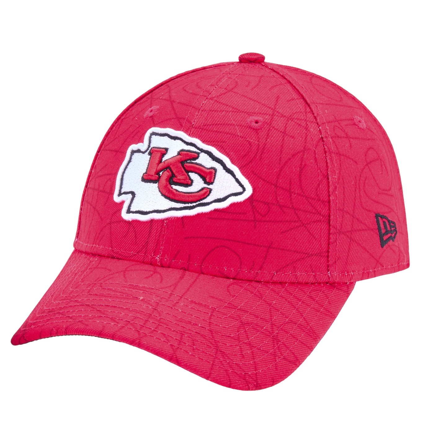 Bone New Era 9FORTY Kansas City Chiefs NFL Game 2025 Vermelho 1