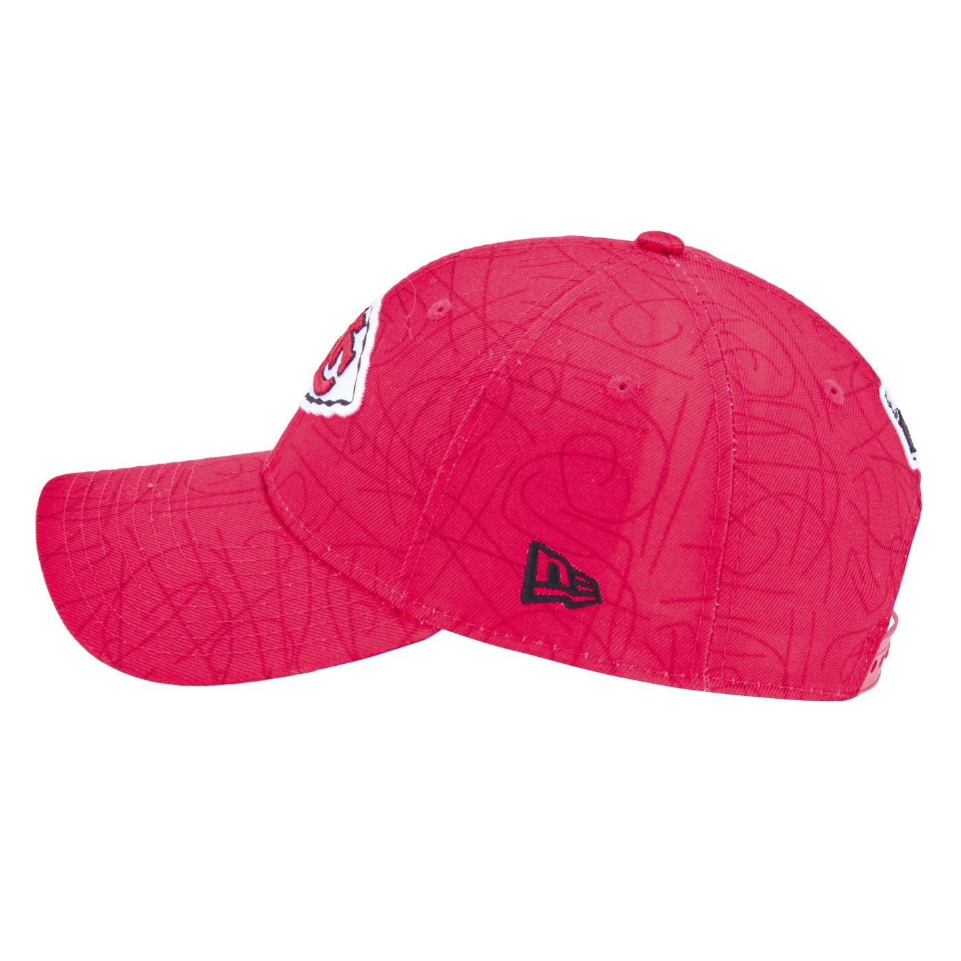 Bone New Era 9FORTY Kansas City Chiefs NFL Game 2025 Vermelho 7