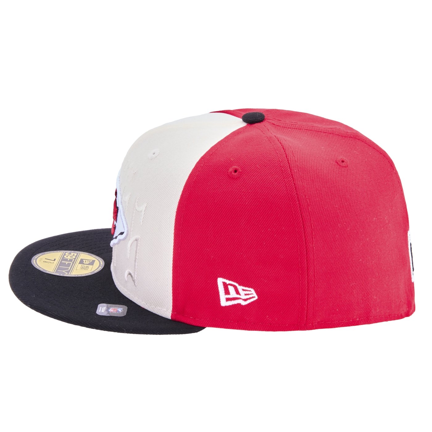 Bone New Era 59FIFTY Fitted Kansas City Chiefs NFL Game 2025 Off White/Vermelho 6