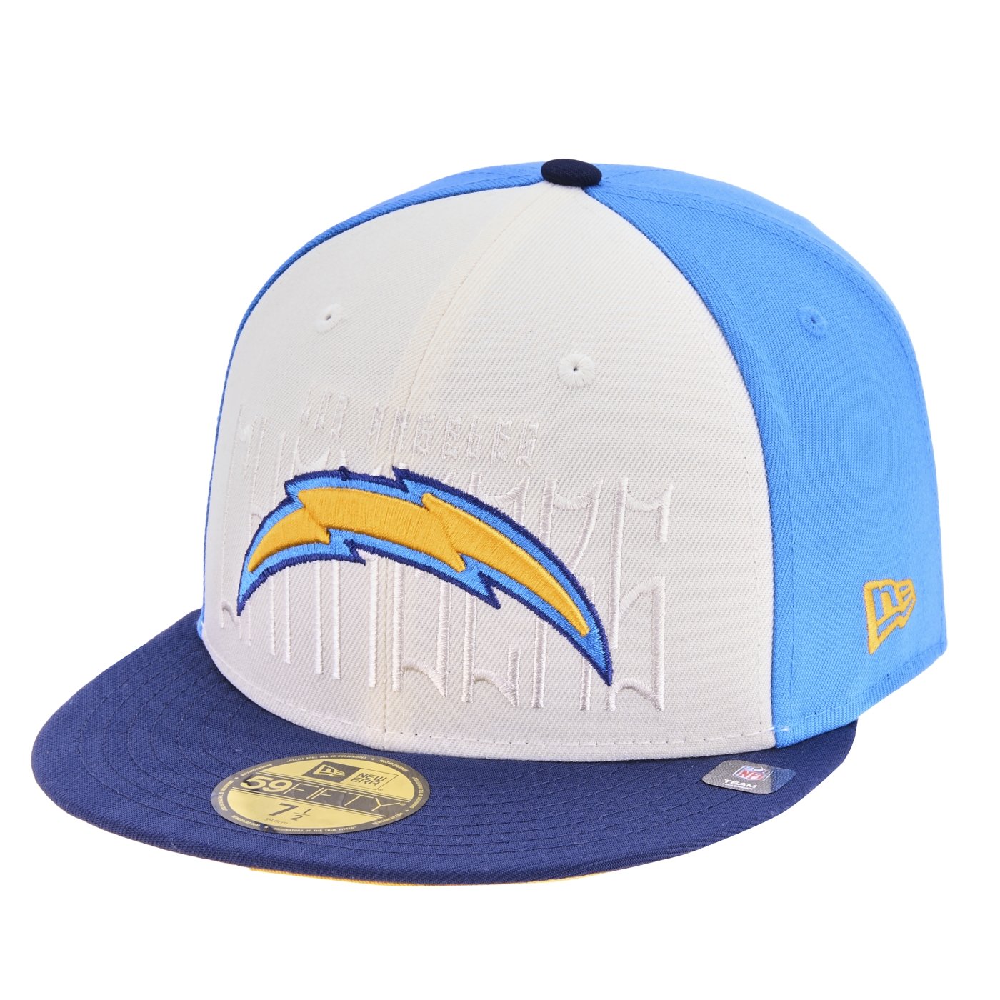 Bone New Era 59FIFTY Fitted Los Angeles Chargers NFL Game 2025 Off