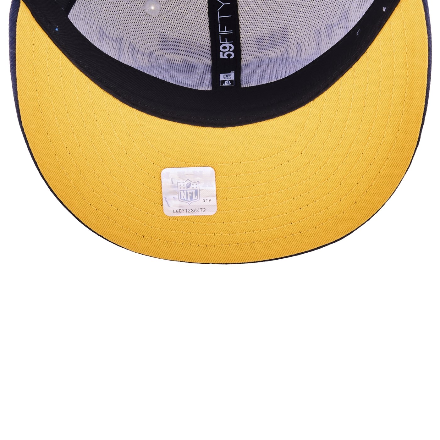 Bone New Era 59FIFTY Fitted Los Angeles Chargers NFL Game 2025 Off White/Azul 6