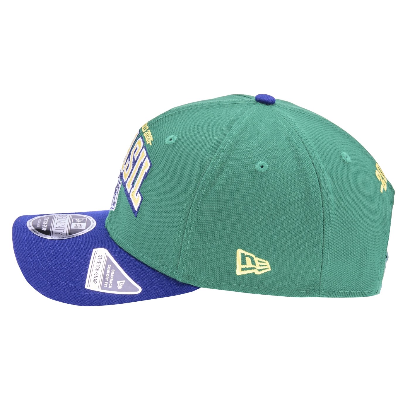 Bone New Era 9SEVENTY Stretch Snap NFL Game Brasil 2025 Verde