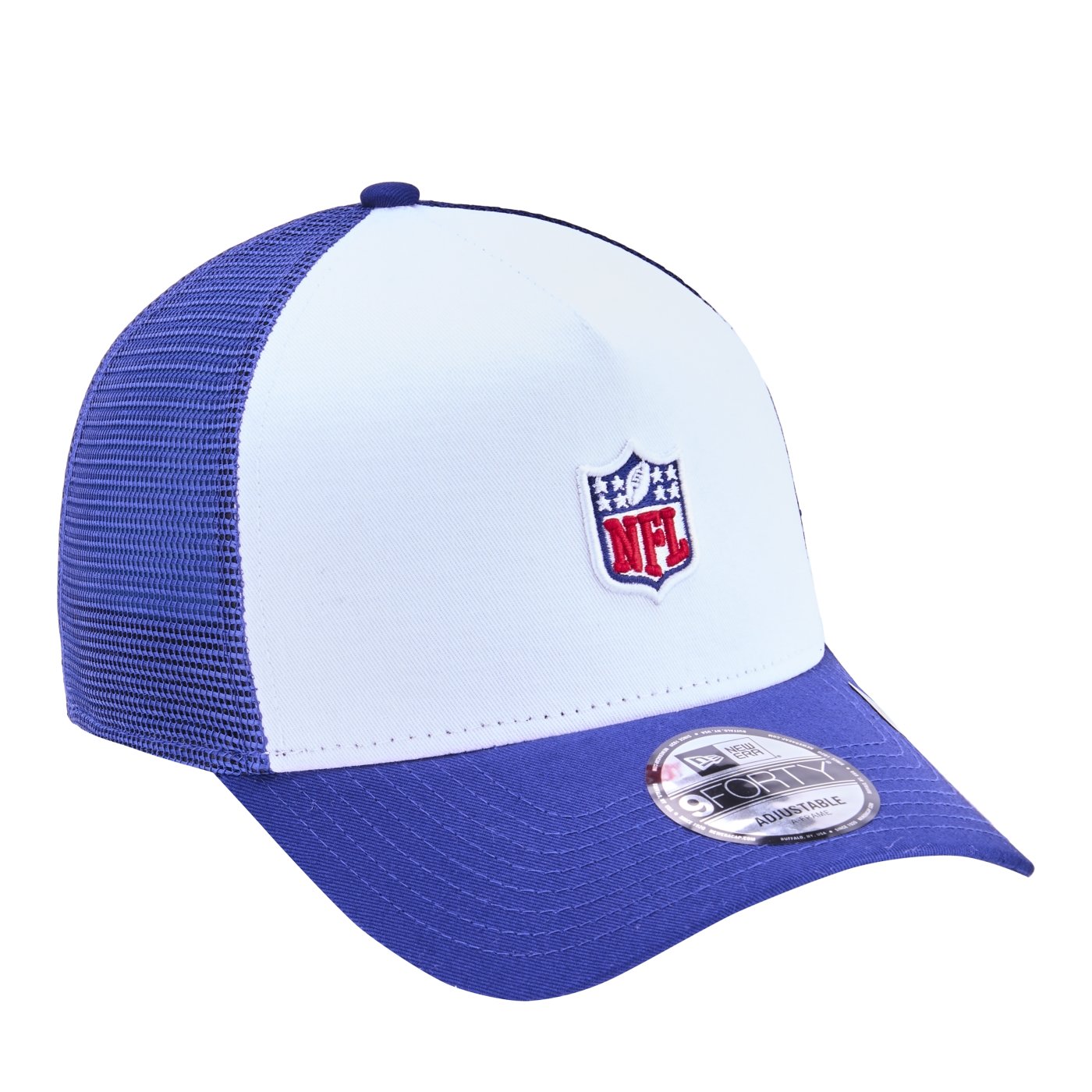 Bone New Era 9FORTY A-Frame Trucker NFL Game Sao Paulo 2025 Azul 3