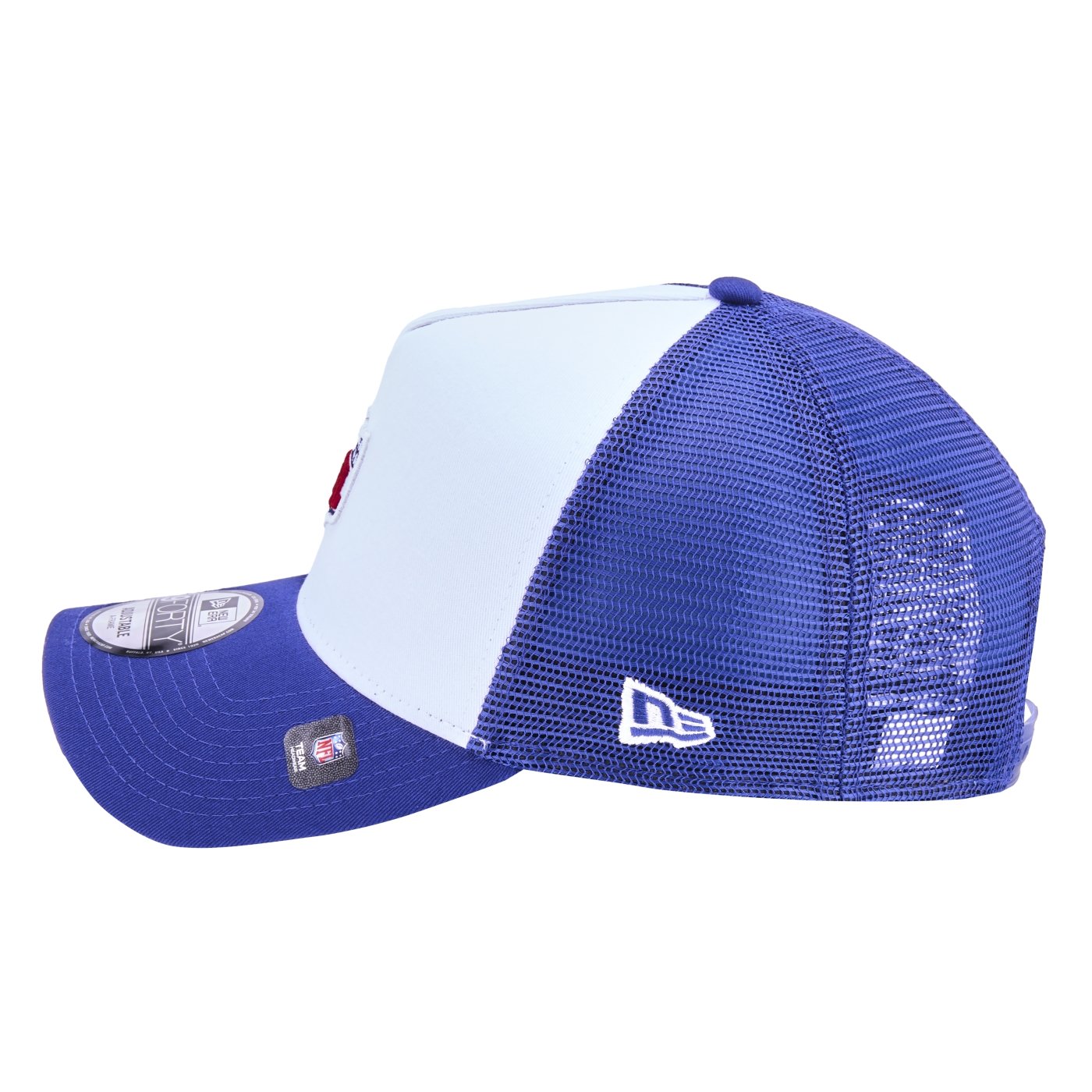 Bone New Era 9FORTY A-Frame Trucker NFL Game Sao Paulo 2025 Azul 7
