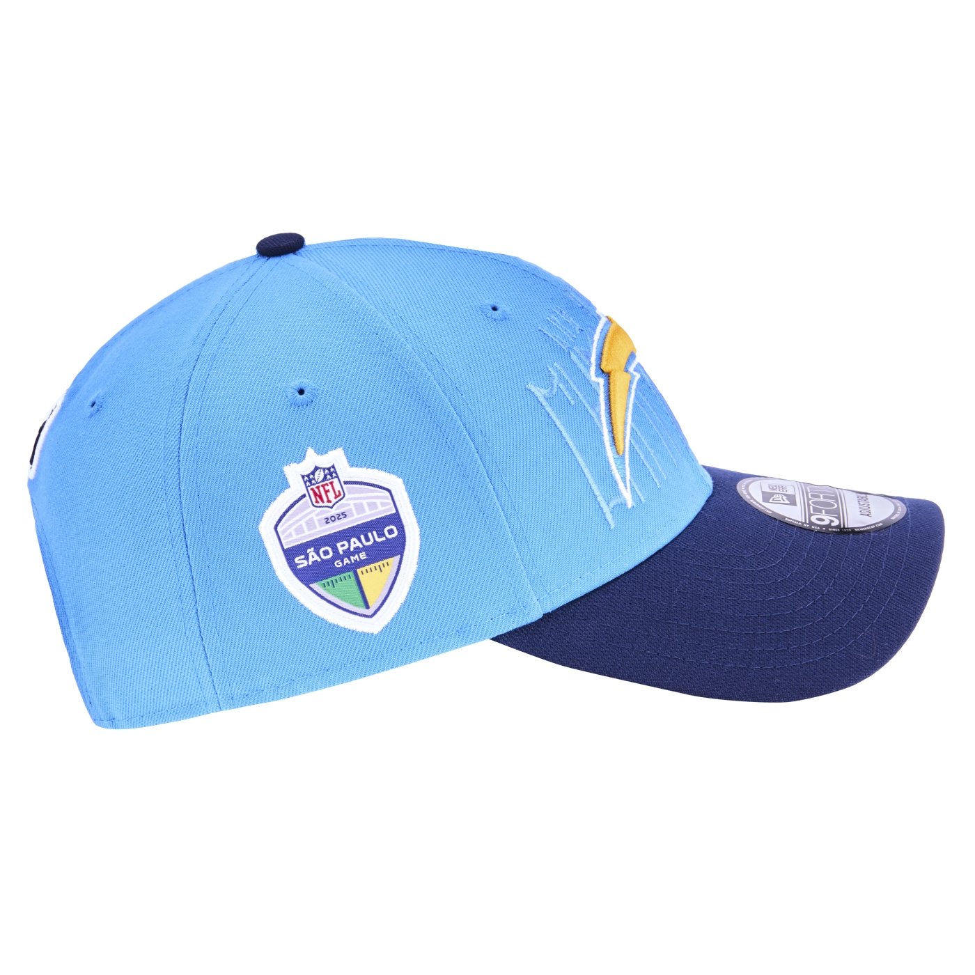 Bone New Era 9FORTY Los Angeles Chargers NFL Game 2025 Azul 4