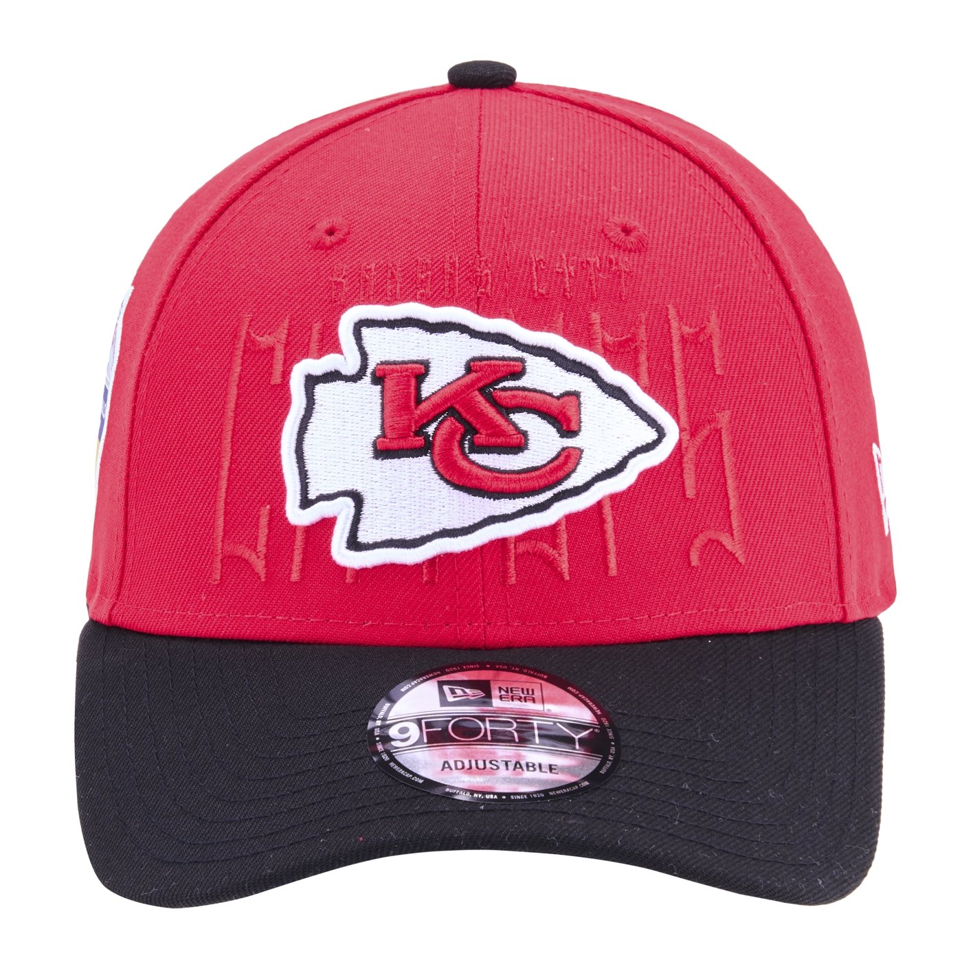 Bone New Era 9FORTY Kansas City Chiefs NFL Game 2025 Vermelho 2
