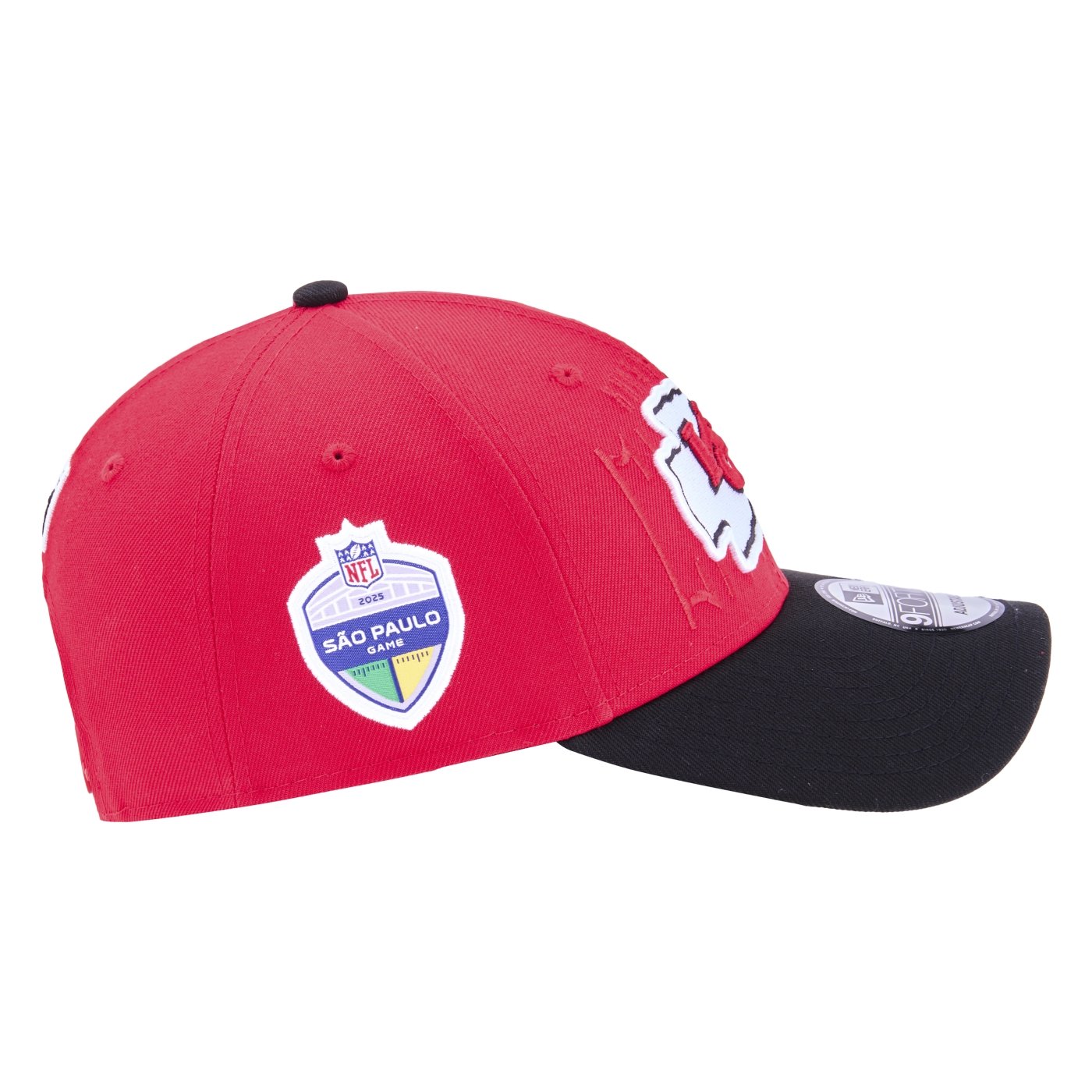 Bone New Era 9FORTY Kansas City Chiefs NFL Game 2025 Vermelho 4