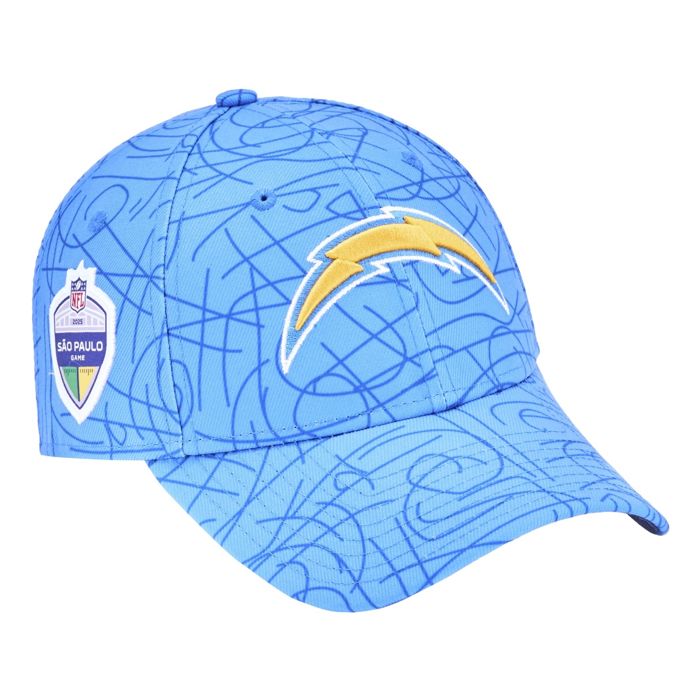 Bone New Era 9FORTY Los Angeles Chargers NFL Game 2025 Azul 3
