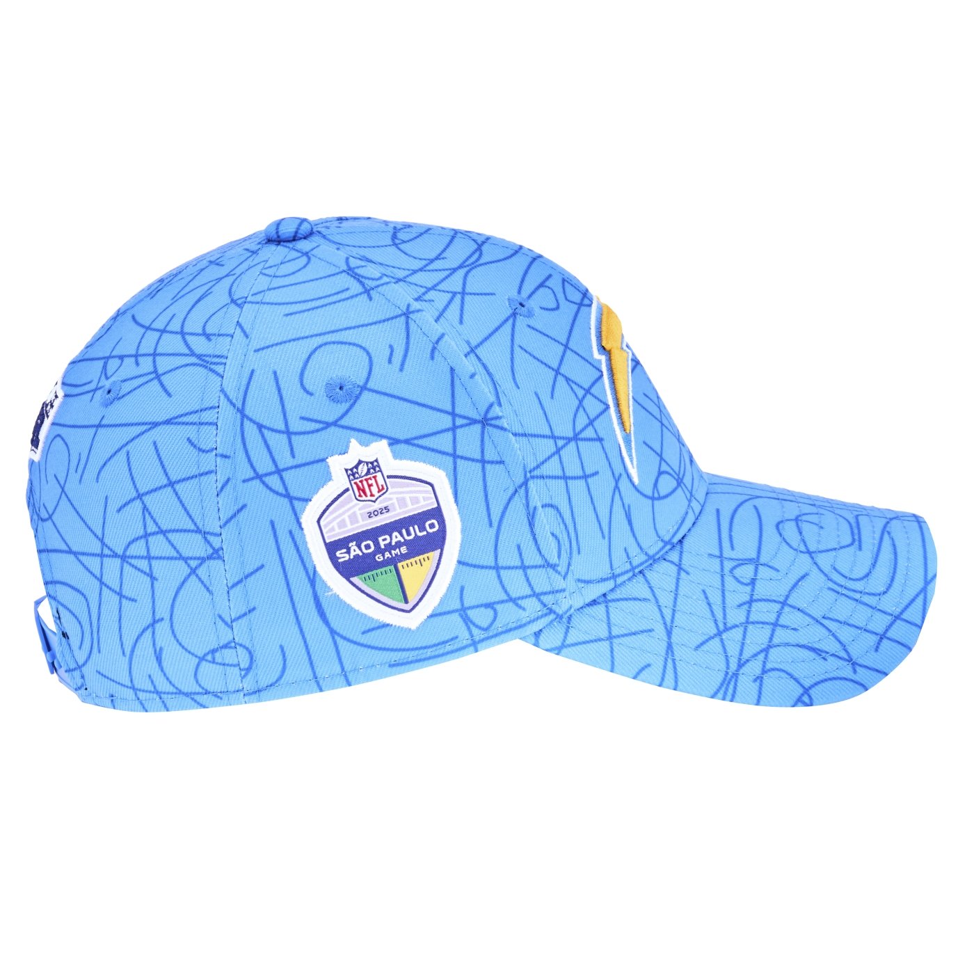 Bone New Era 9FORTY Los Angeles Chargers NFL Game 2025 Azul 4