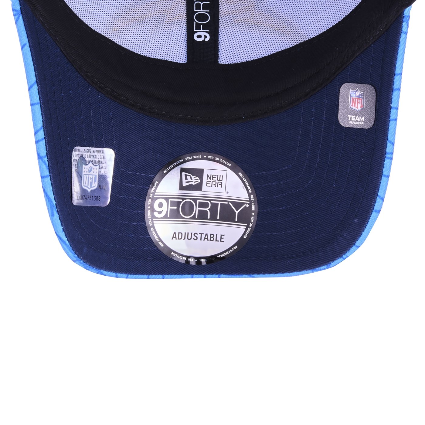 Bone New Era 9FORTY Los Angeles Chargers NFL Game 2025 Azul 6