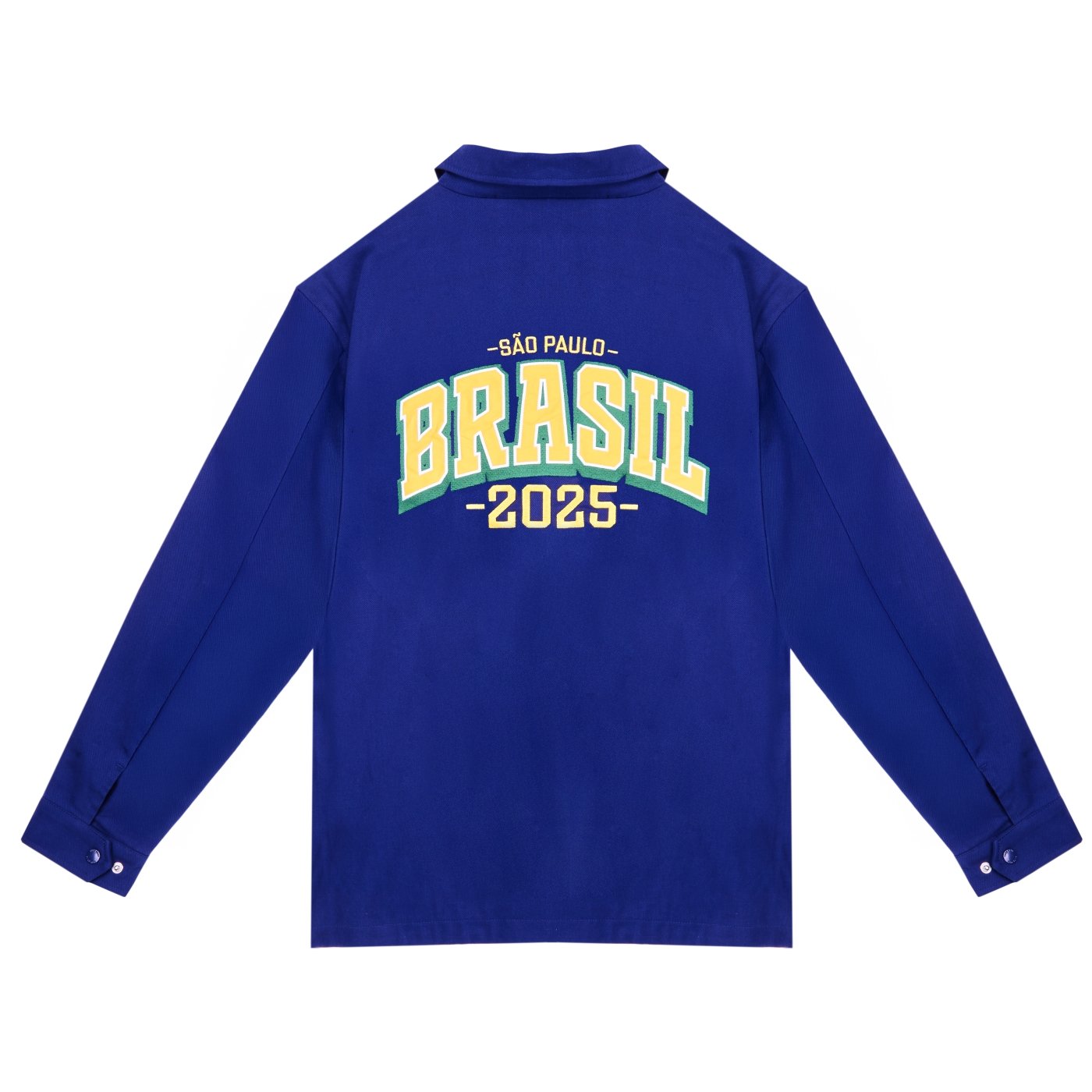 Jaqueta New Era Coach NFL Game Sao Paulo Brasil 2025 Azul 3