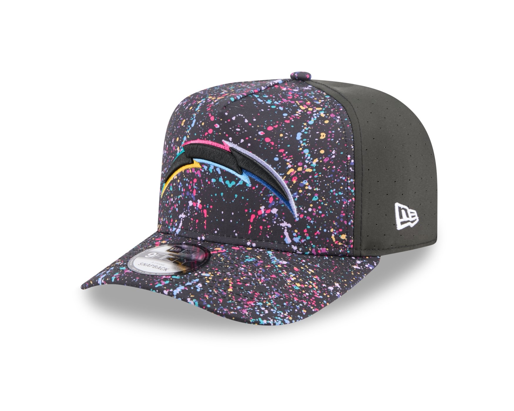 Bone New Era 9FIFTY A-Frame Los Angeles Chargers NFL Preto Preto 1