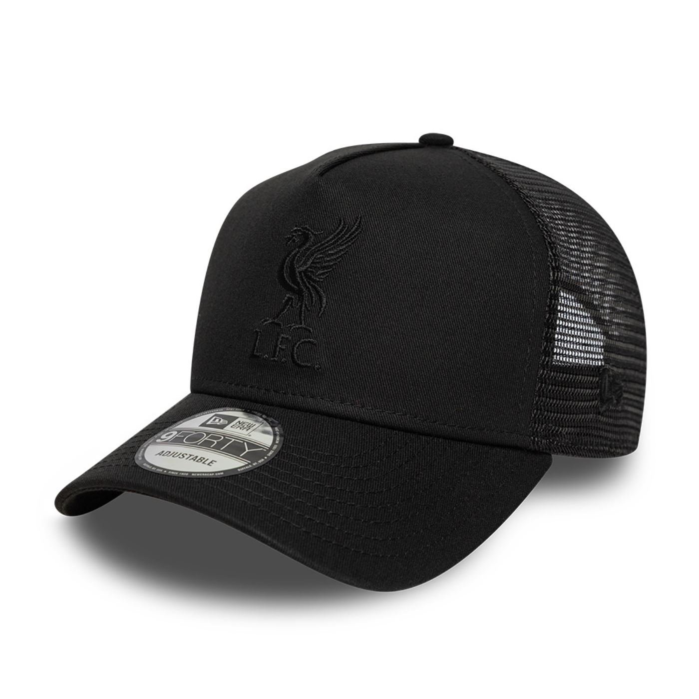 Bone New Era 9forty Liverpool Fc Fall 2025 Injection Preto Preto 1