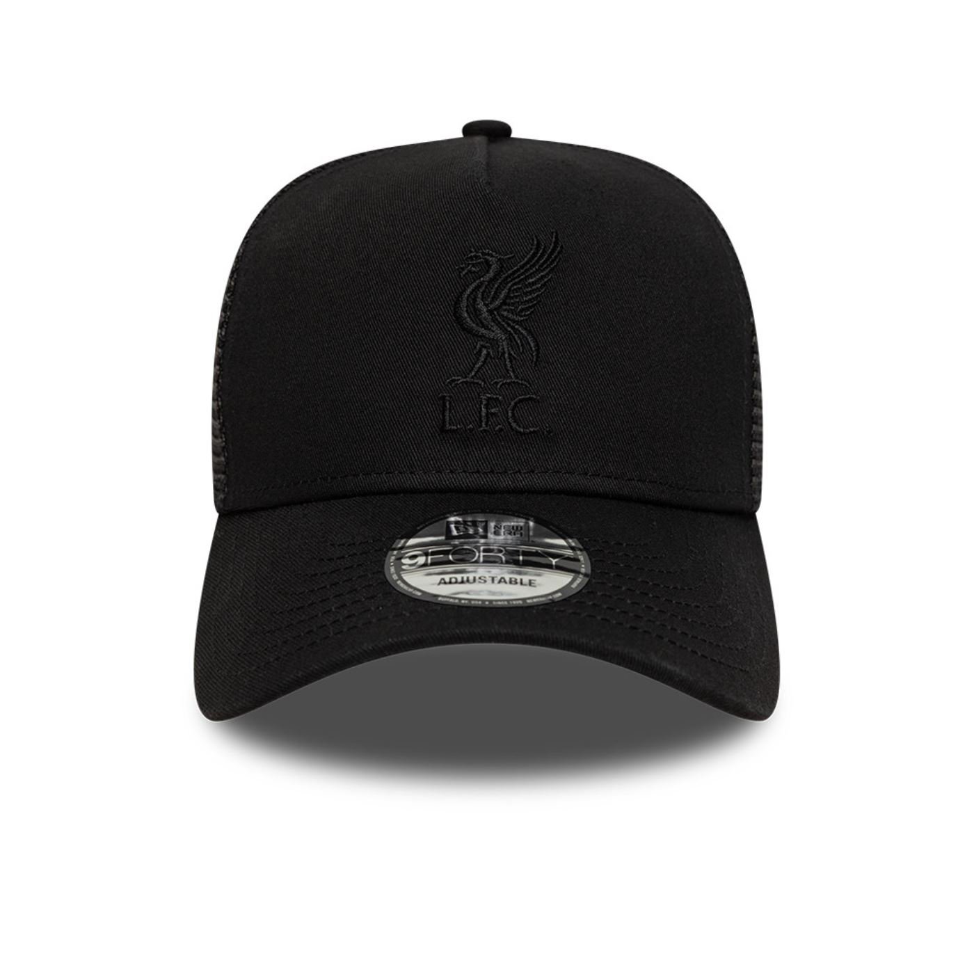 Bone New Era 9forty Liverpool Fc Fall 2025 Injection Preto Preto 2