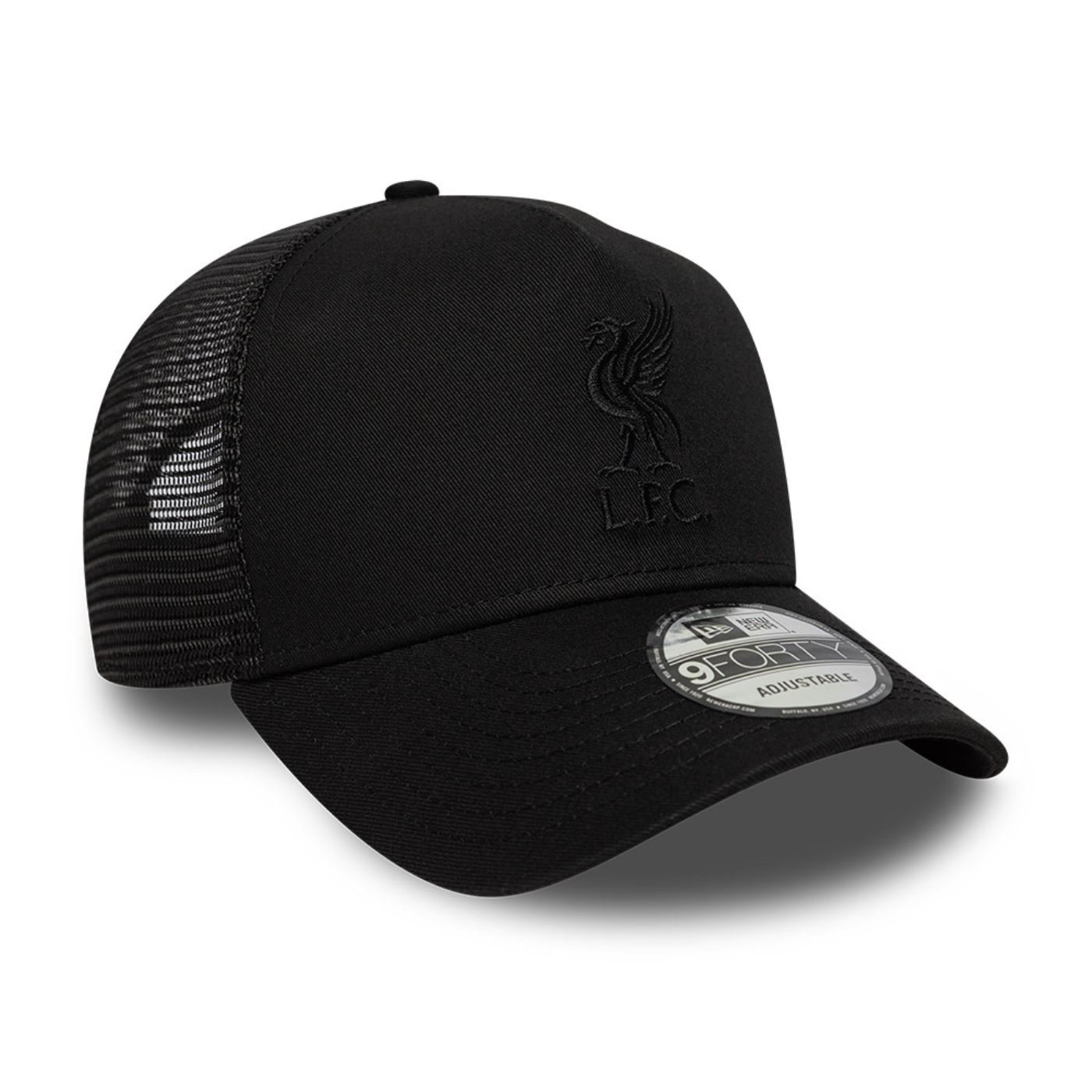 Bone New Era 9forty Liverpool Fc Fall 2025 Injection Preto Preto 4