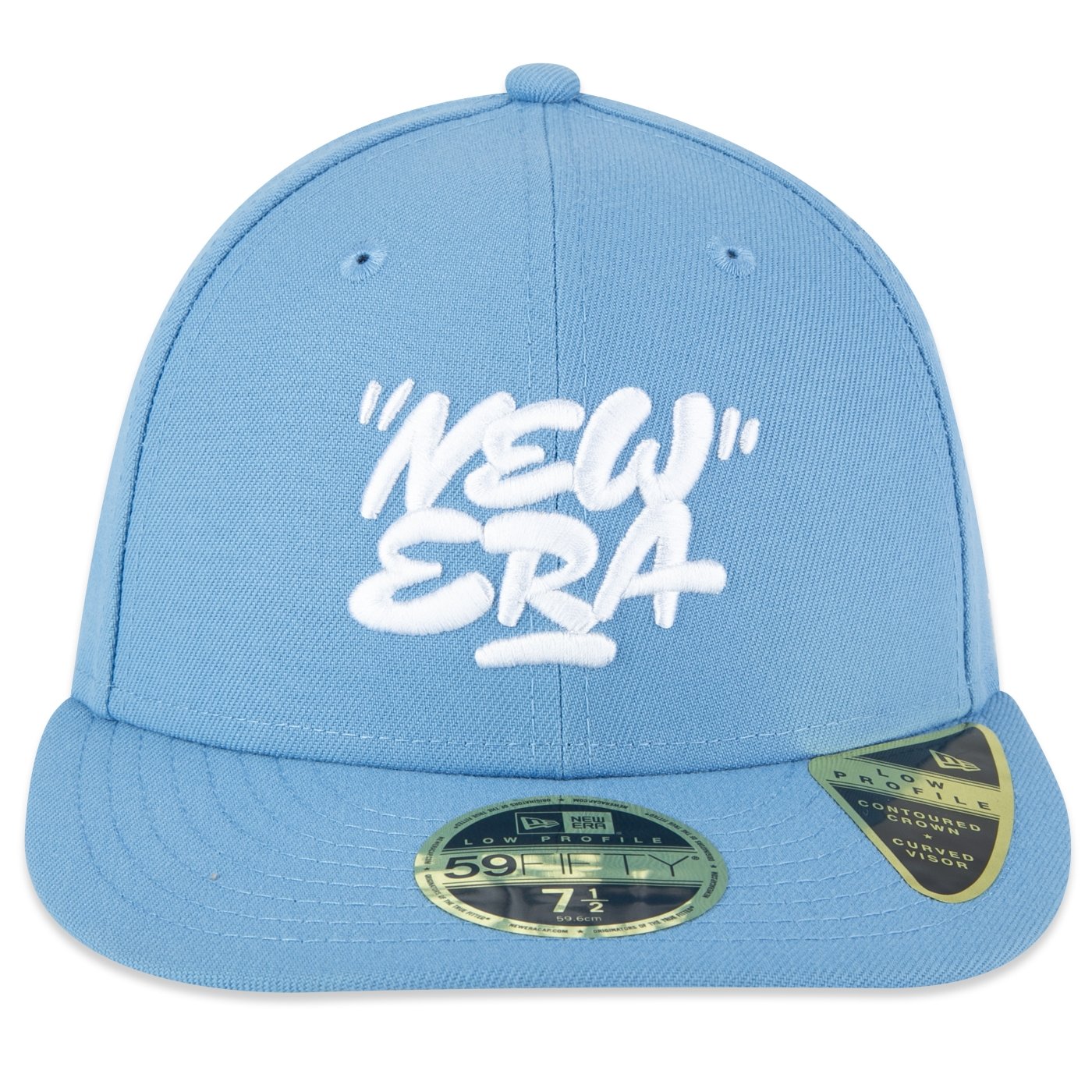 Bone New Era 59FIFTY Low Profile BrandedAzul Azul 2