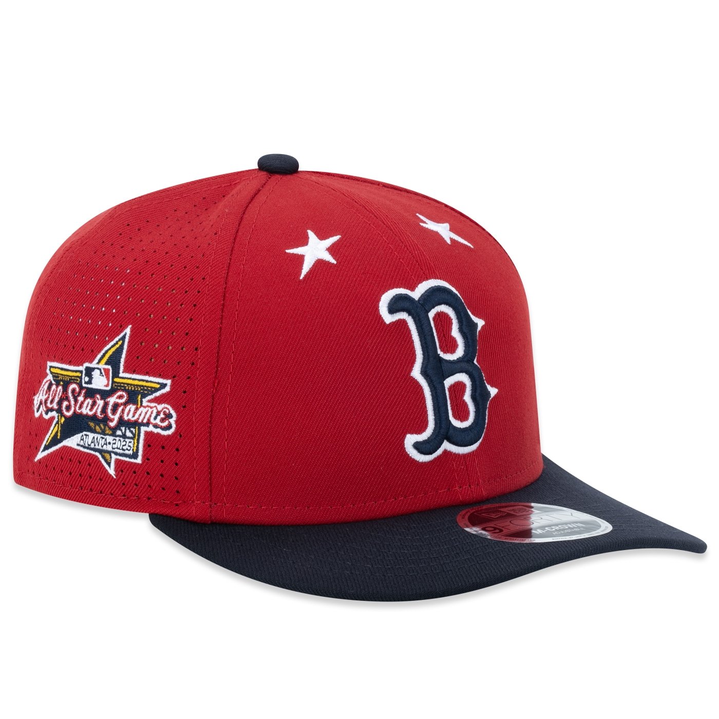 Bone New Era  9FORTY M-Crown Boston Red Sox MLB Vermelho Vermelho 3