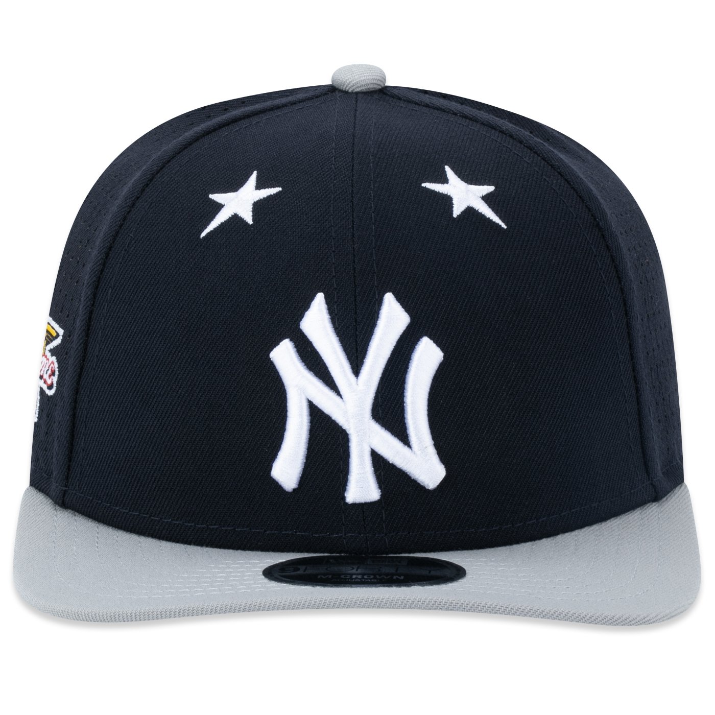 Bone New Era 9FORTY M-Crown New York Yankees MLB Marinho Azul Marinho 2