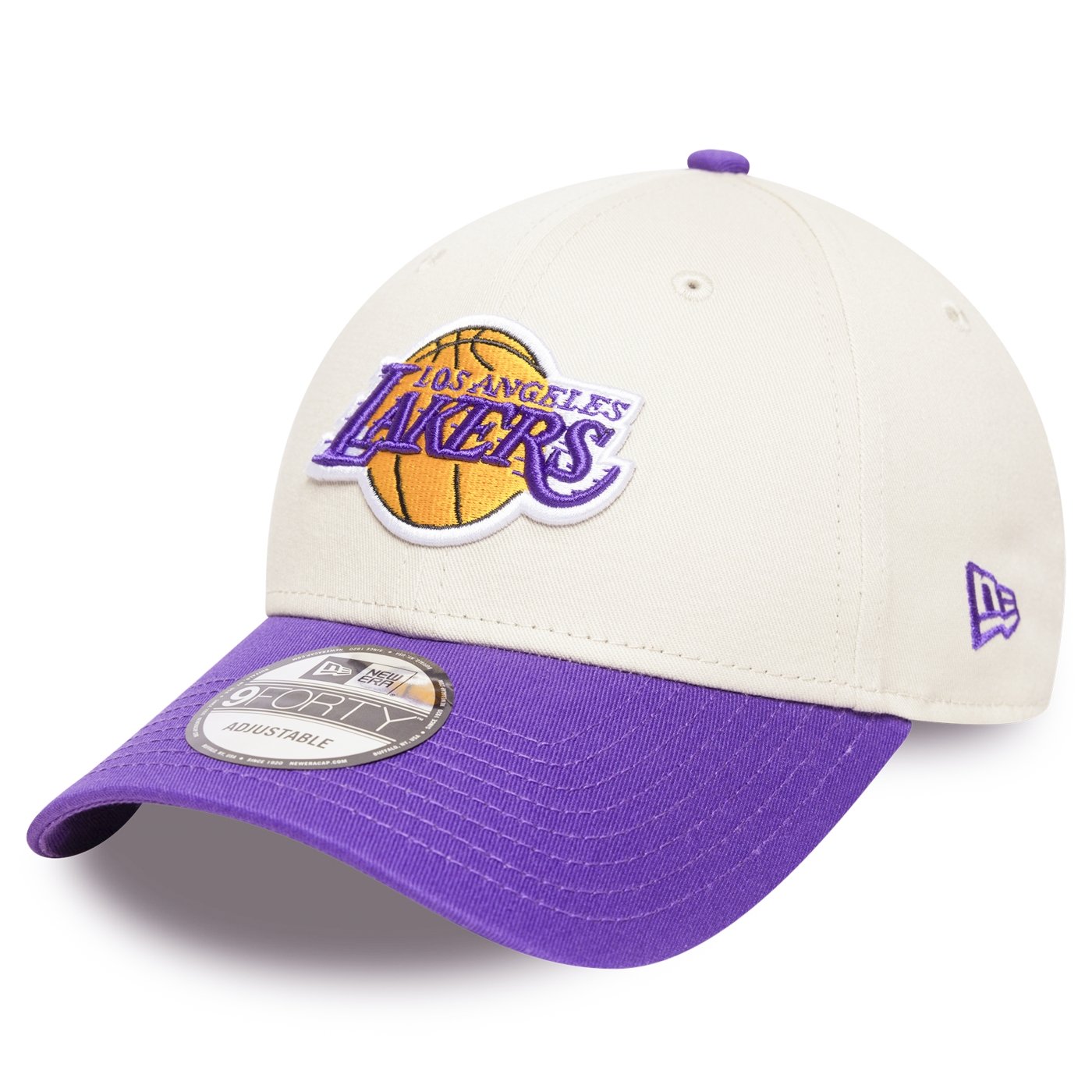 Bone New Era 9FORTY Los Angeles Lakers NBA Cinza Cinza 1