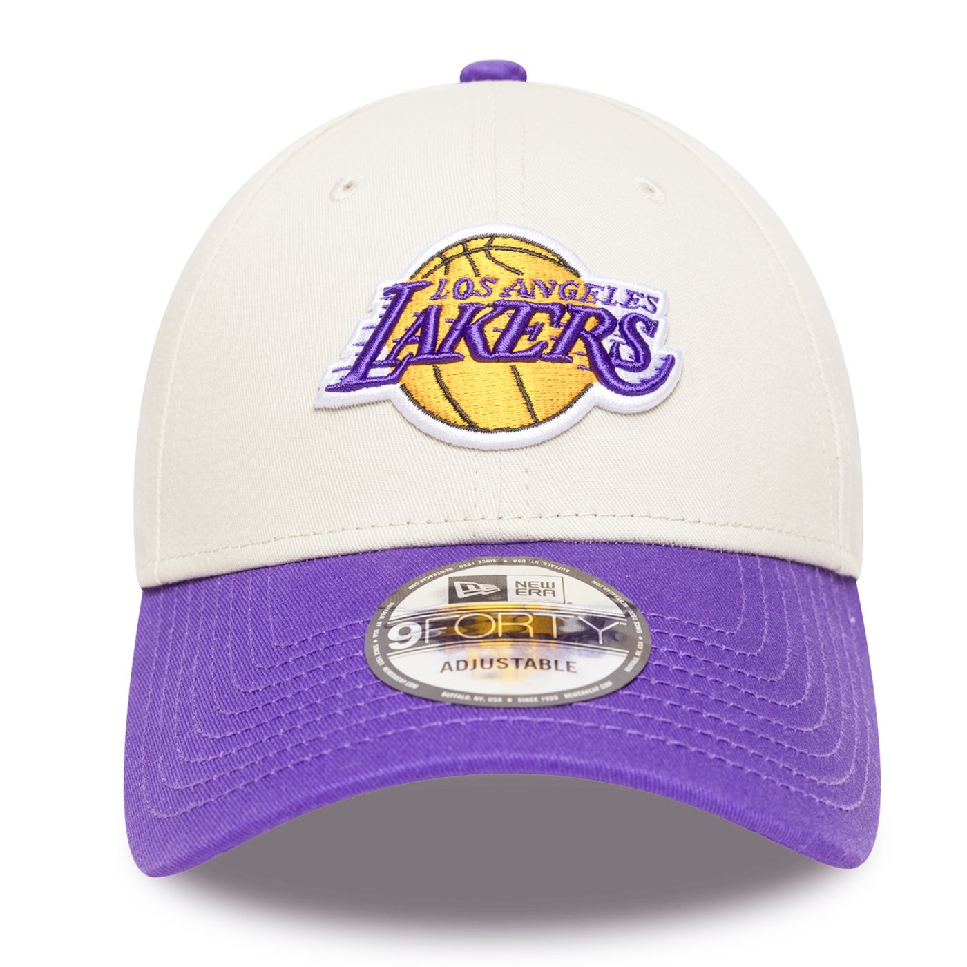 Bone New Era 9FORTY Los Angeles Lakers NBA Cinza Cinza 2