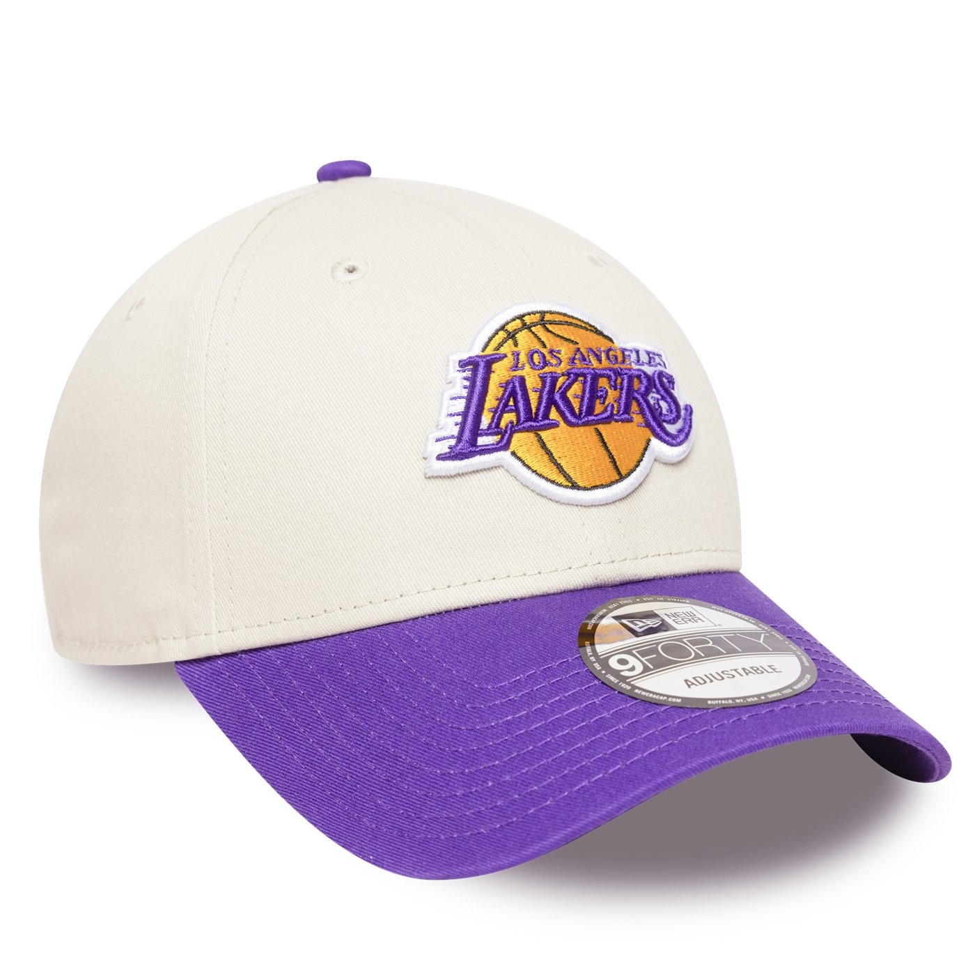 Bone New Era 9FORTY Los Angeles Lakers NBA Cinza Cinza 3