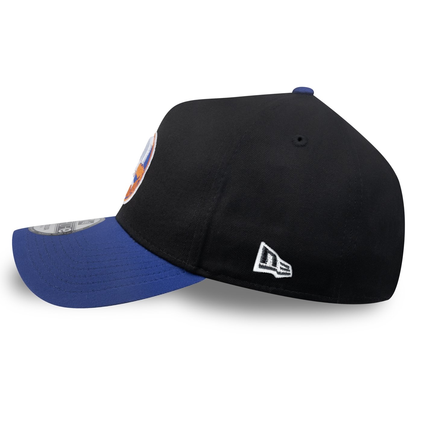 Bone New Era 9FORTY A-Frame Nhl NHL Preto Preto/Azul 7