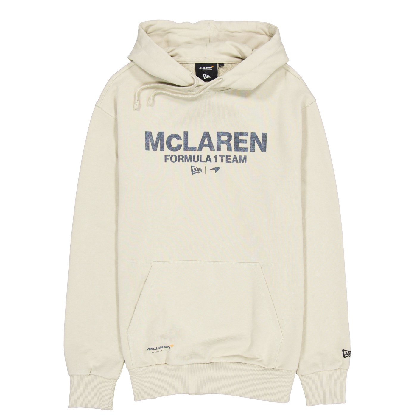 Moletom New Era McLaren Wordmark Oversized Bege Bege