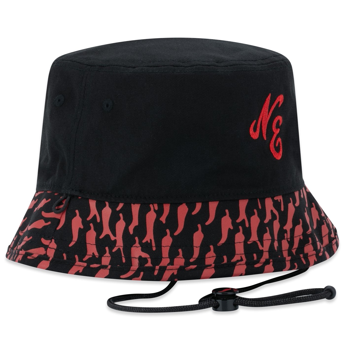 Chapeu New Era Bucket Dupla Face X Chilli Beans Preto Preto 3