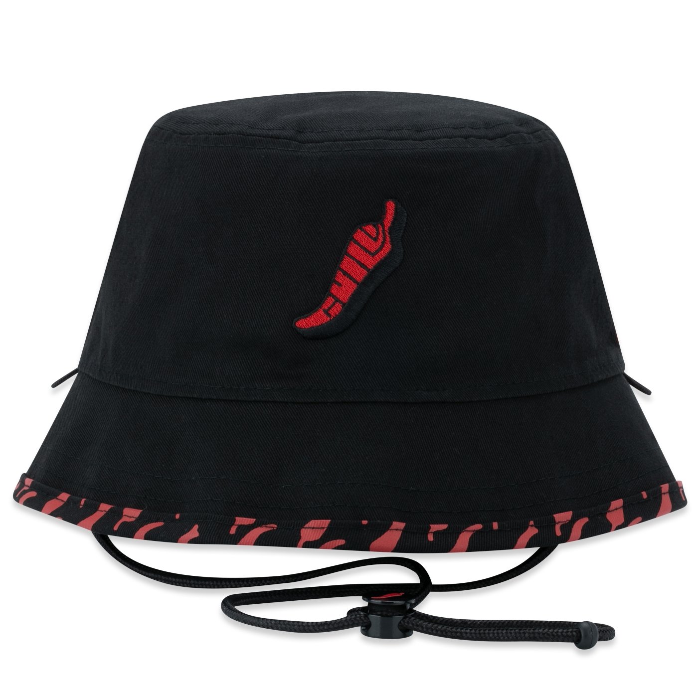 Chapeu New Era Bucket Dupla Face X Chilli Beans Preto Preto 7