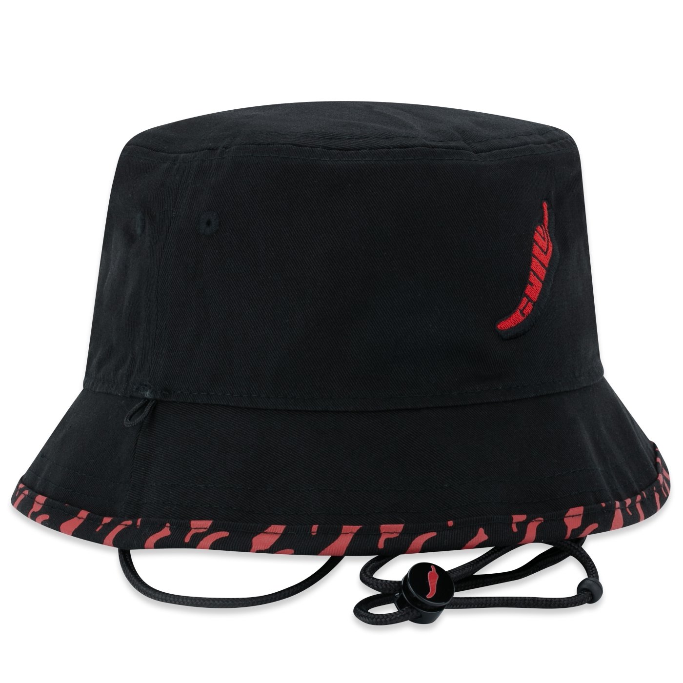 Chapeu New Era Bucket Dupla Face X Chilli Beans Preto Preto 8