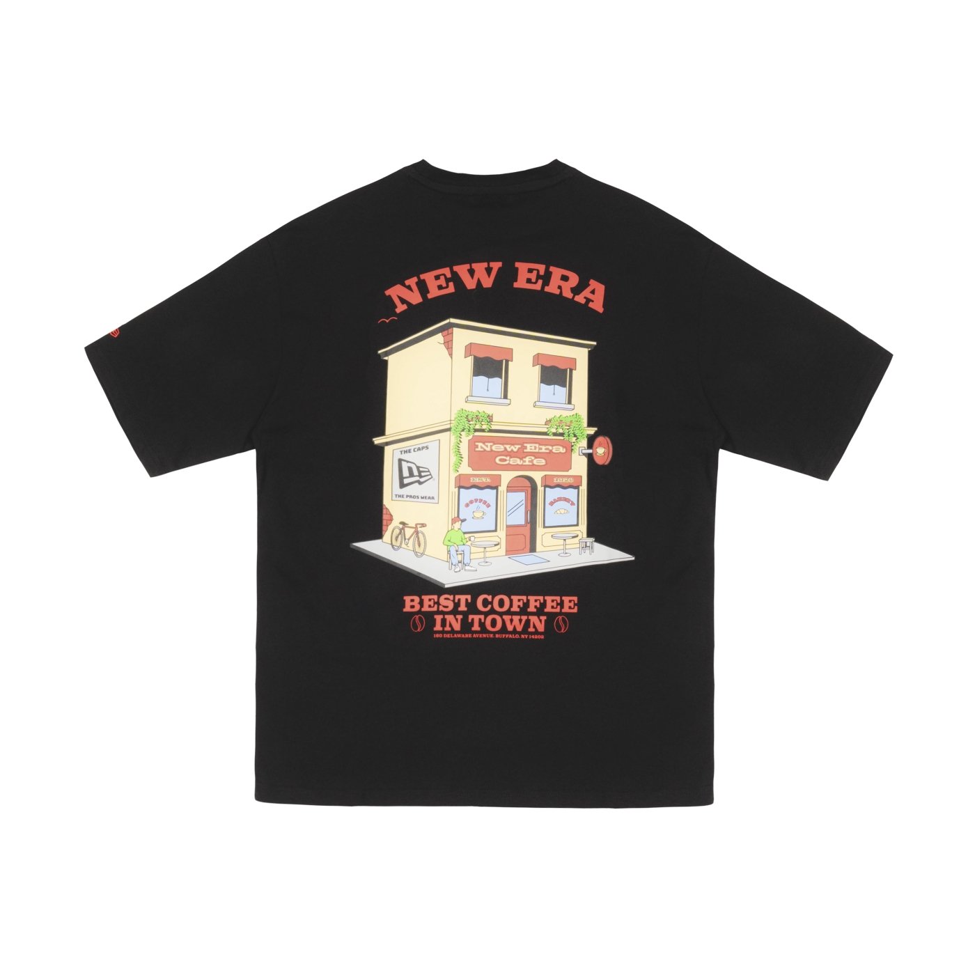 Camiseta New Era Regular Branded Preto Preto 2