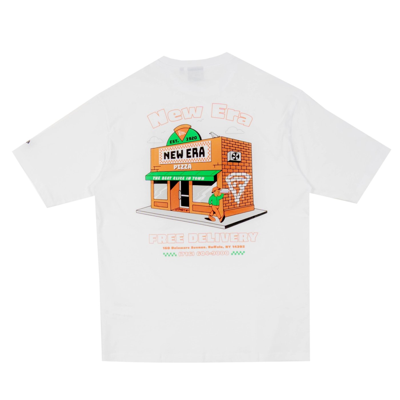 Camiseta New Era Regular Branded  Branco Branco 2