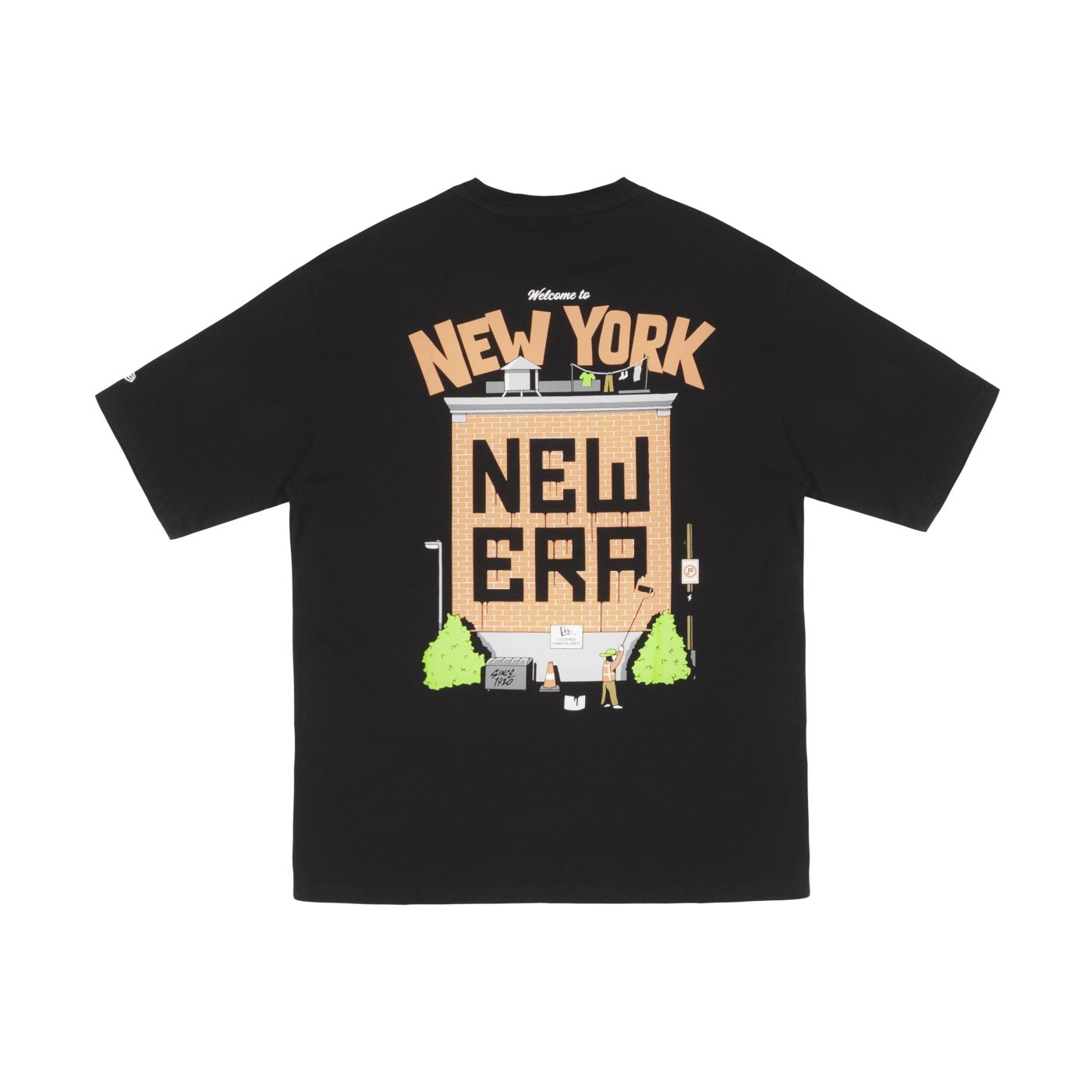 Camiseta New Era Regular Branded Preto Preto 2